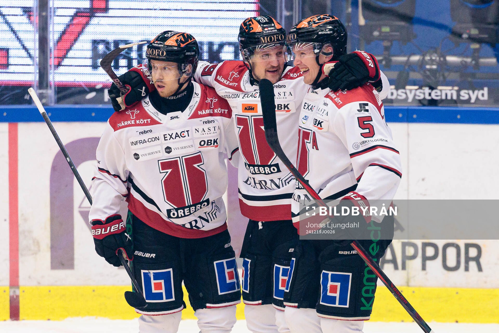 Örebros Kalle Kossila, Patrik Karlkvist och Gustav