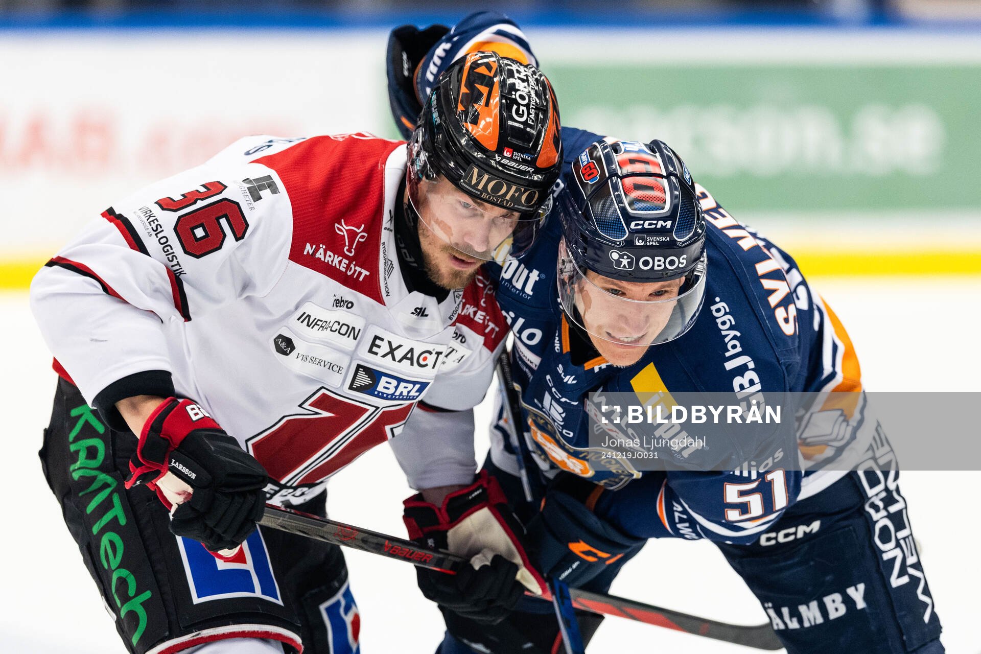 Örebros Emil Larsson och Växjös Emil Sylvegård