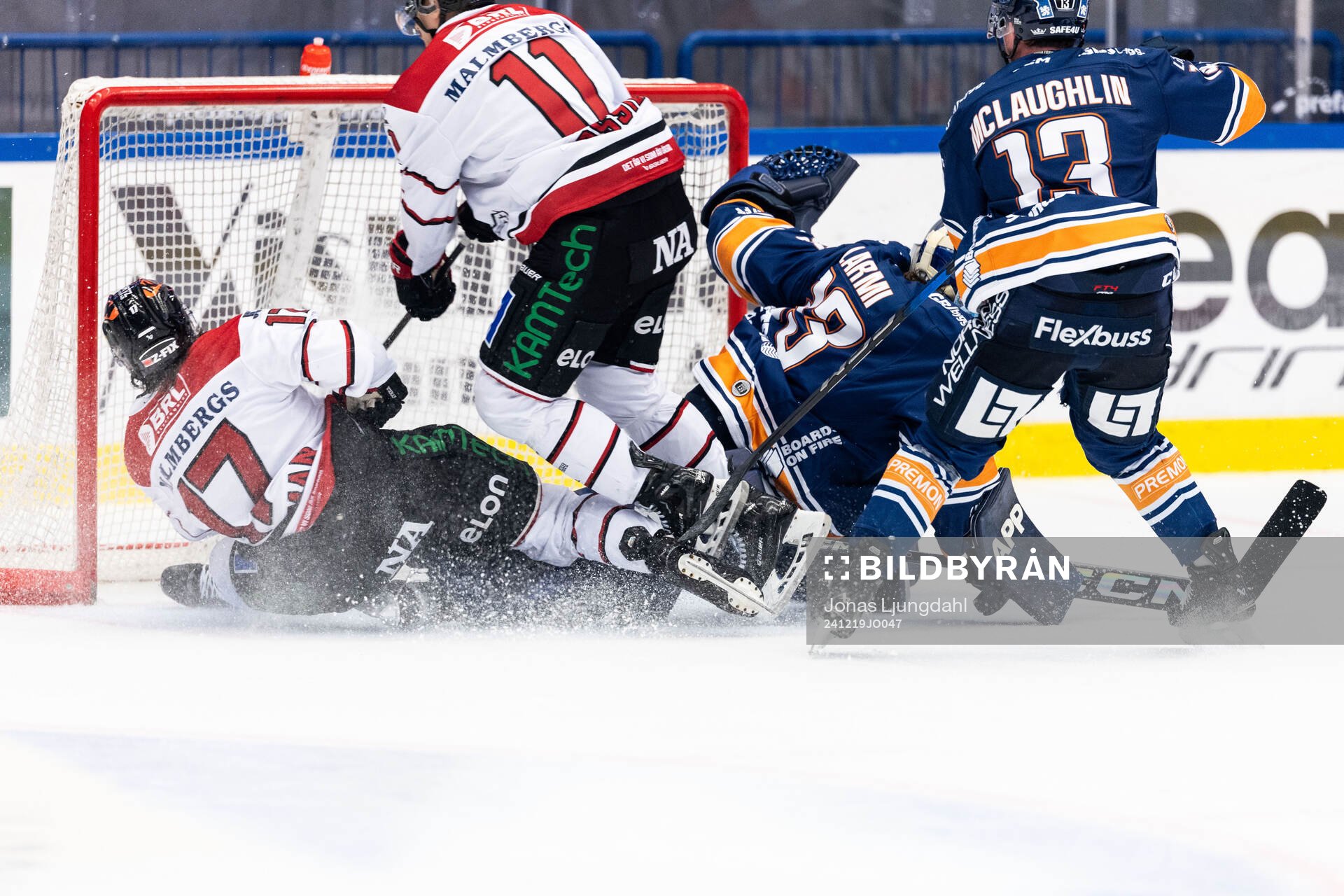 Örebros William Wikman och Kalle Kossila mot Växjös