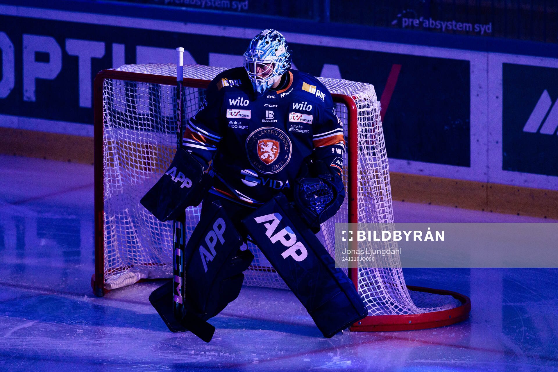 Växjös målvakt Emil Larmi