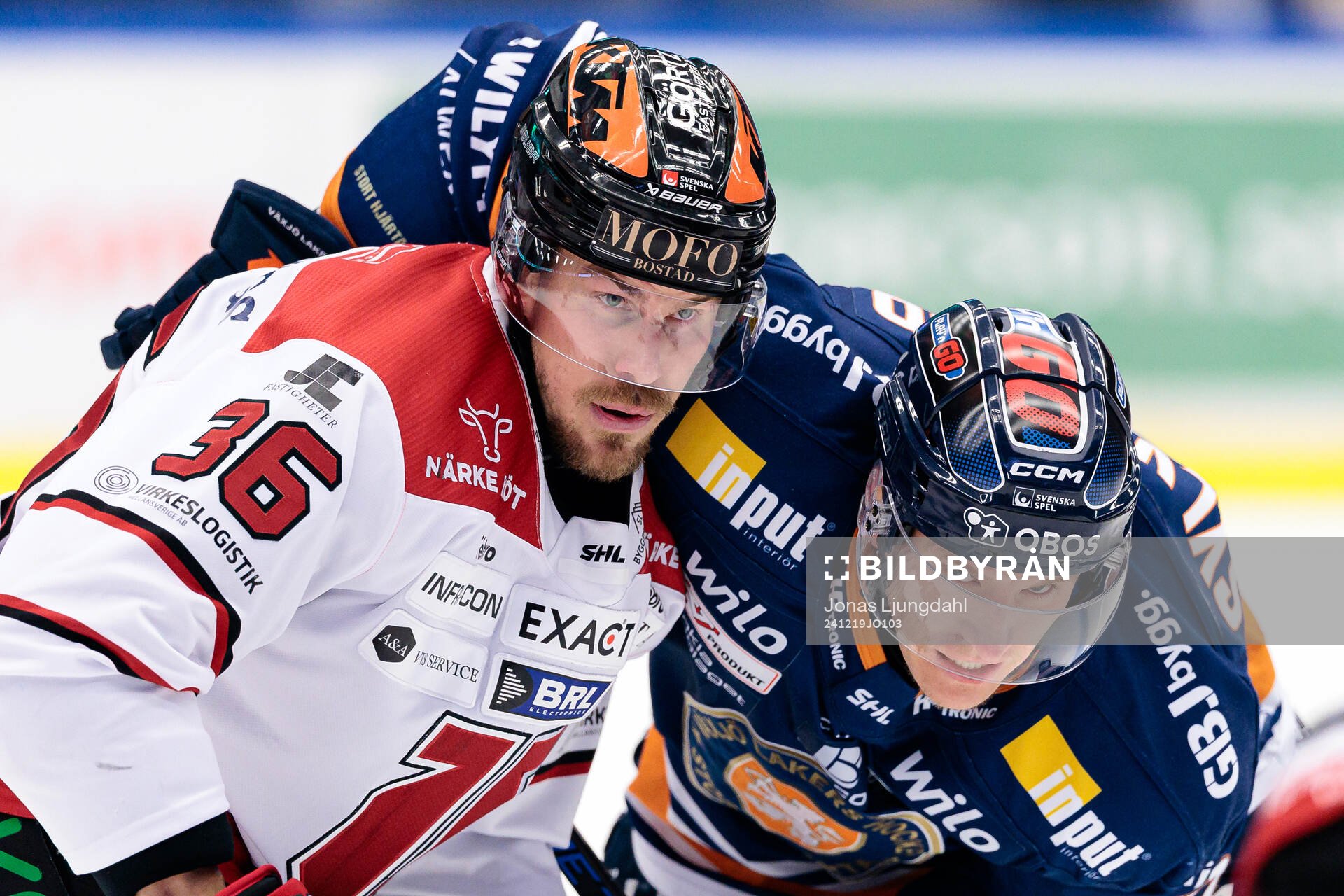 Örebros Emil Larsson och Växjös Emil Sylvegård