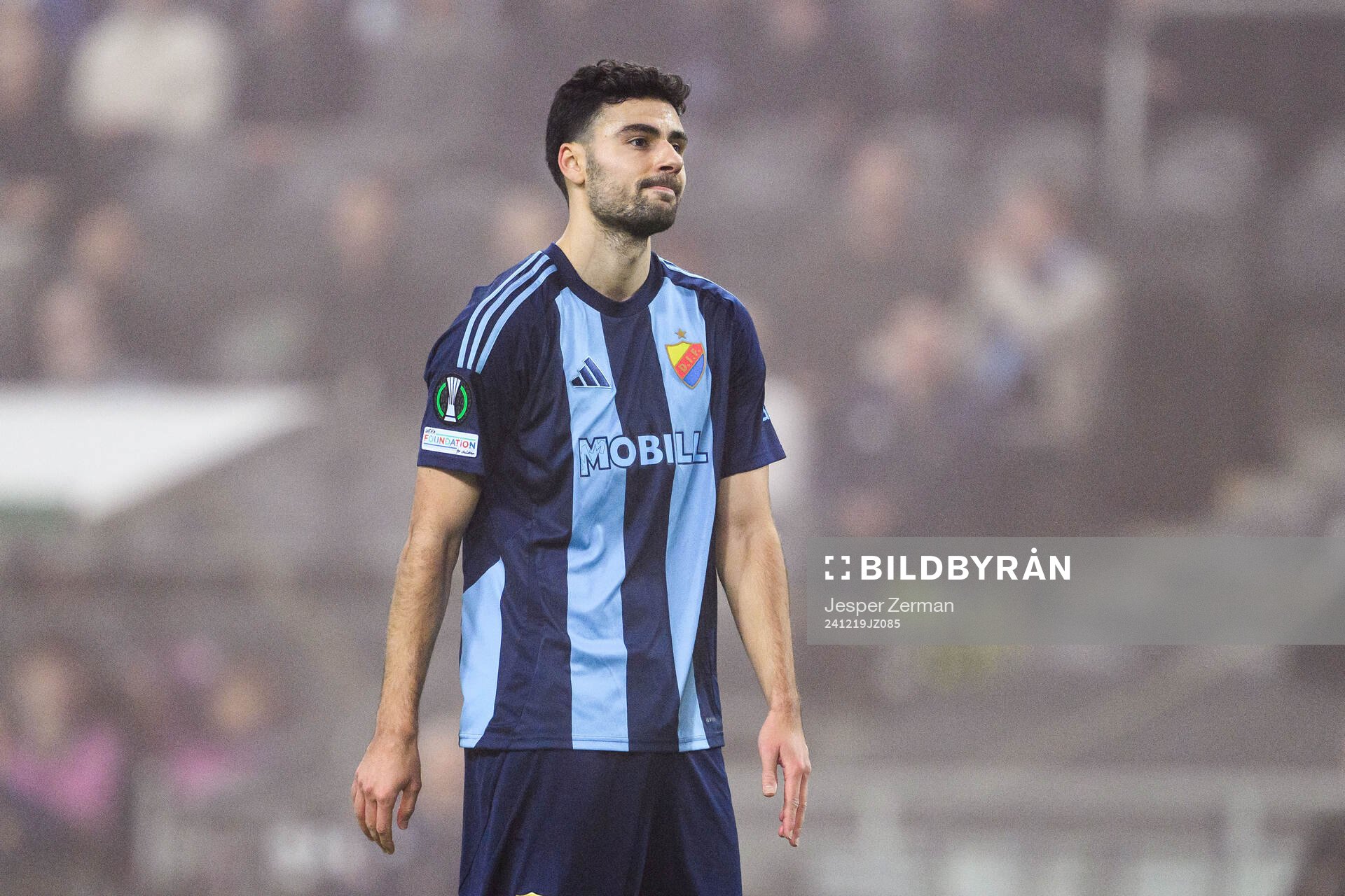 Deniz Hummet of Djurgården looks dejected