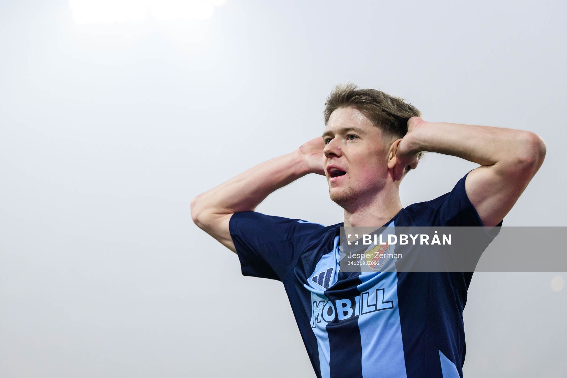 Patric Åslund of Djurgården celebrates