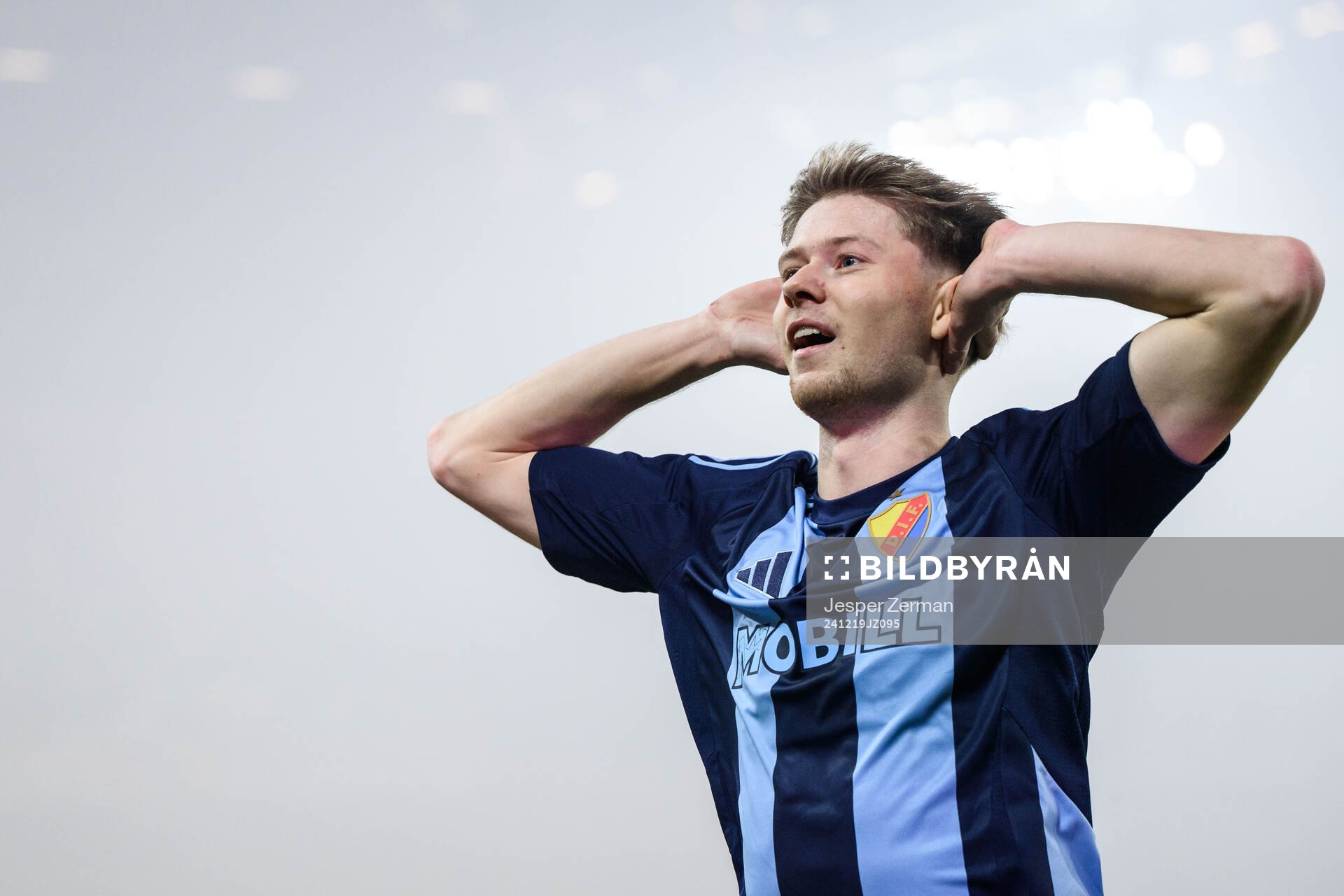 Patric Åslund of Djurgården celebrates