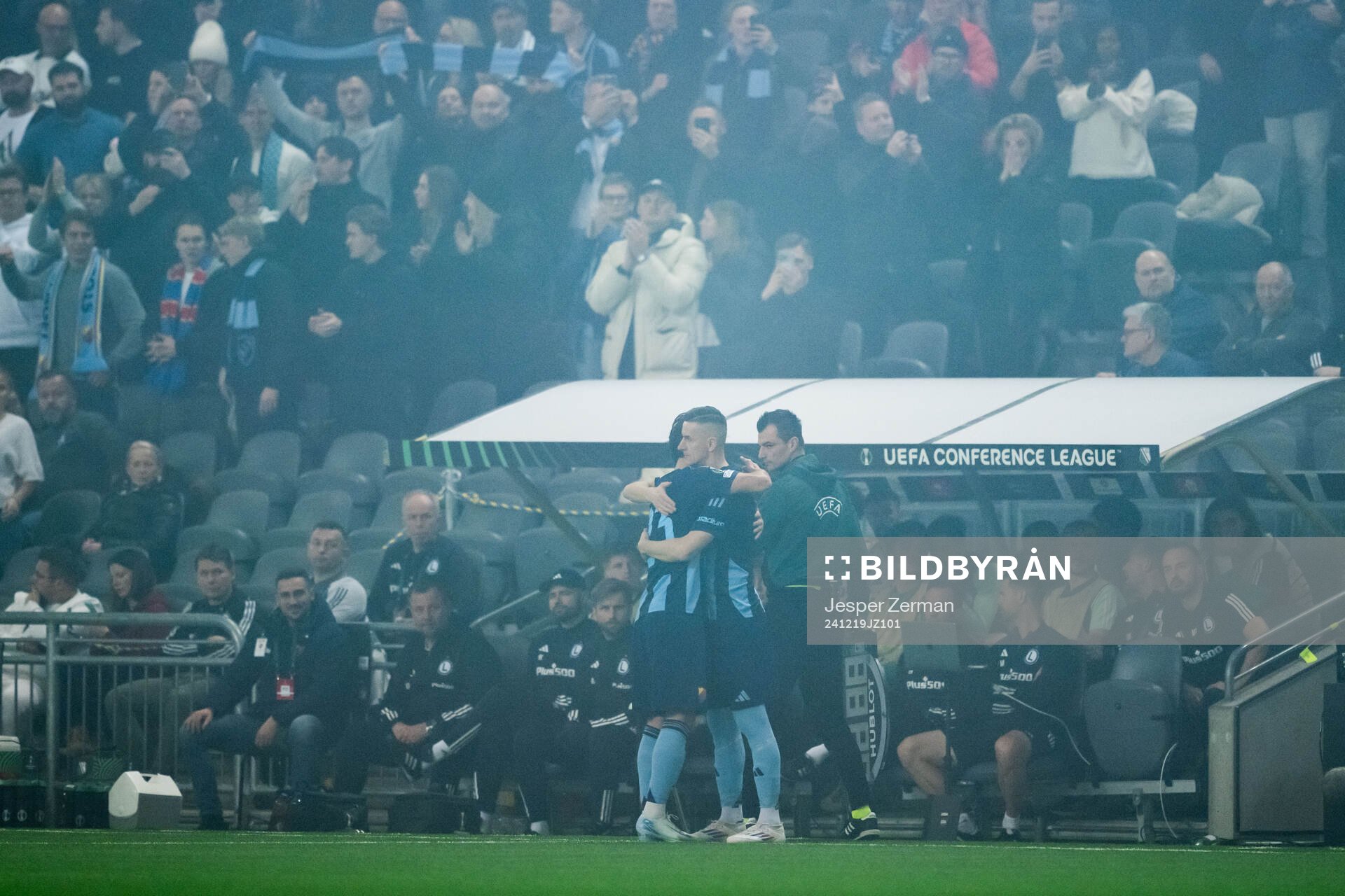 Daniel Stensson and Haris Radetinac of Djurgården