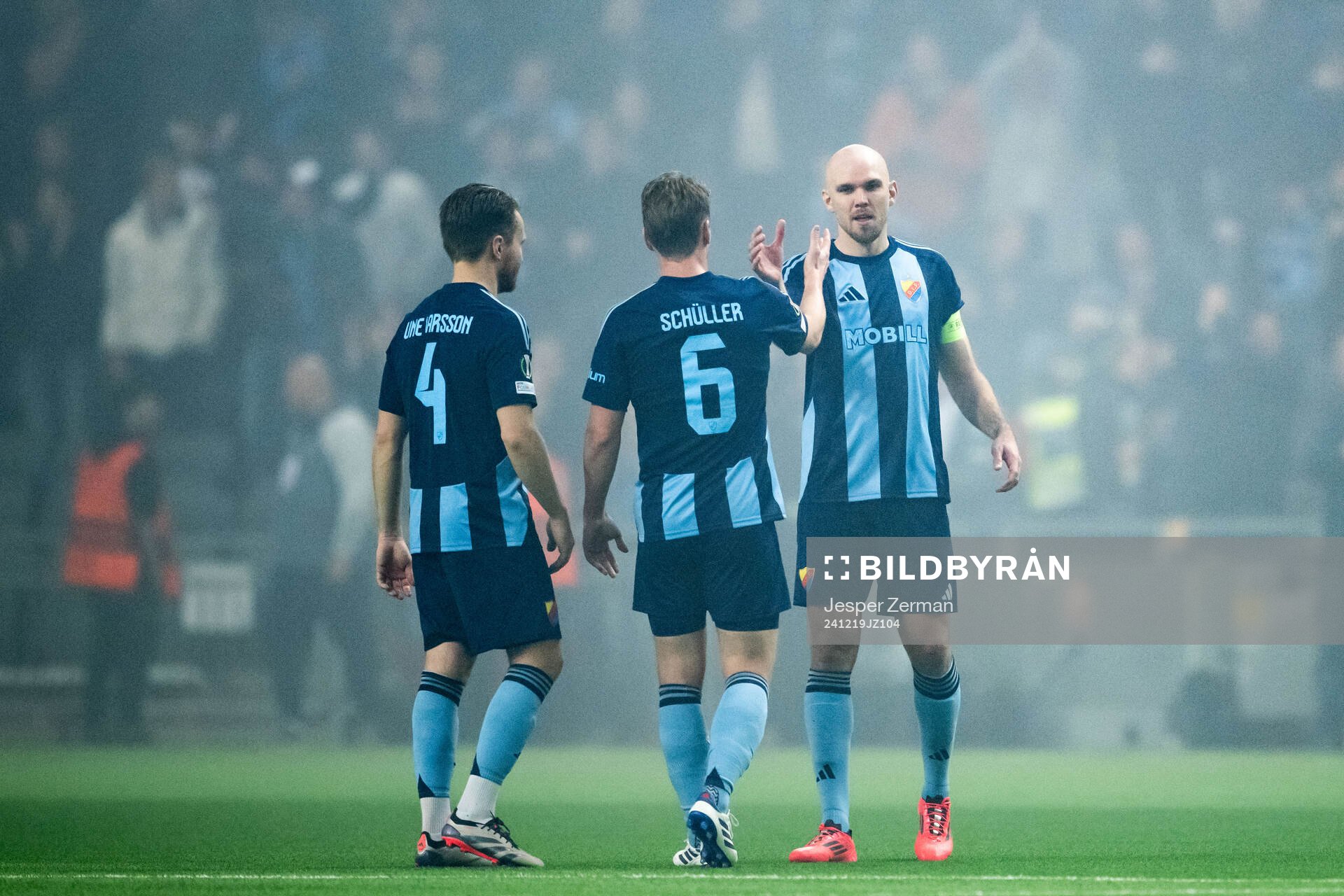 Jacob Larsson, Rasmus Schuller and Marcus Danielson of