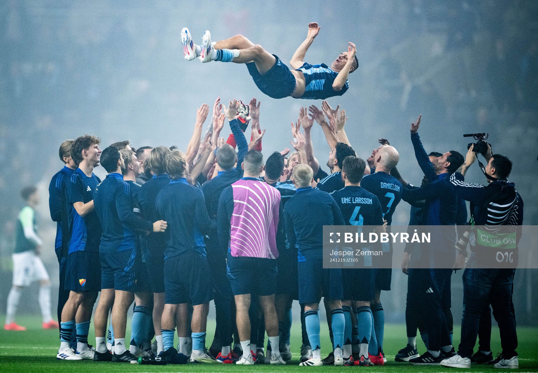 Haris Radetinac of Djurgården after, his last game, the