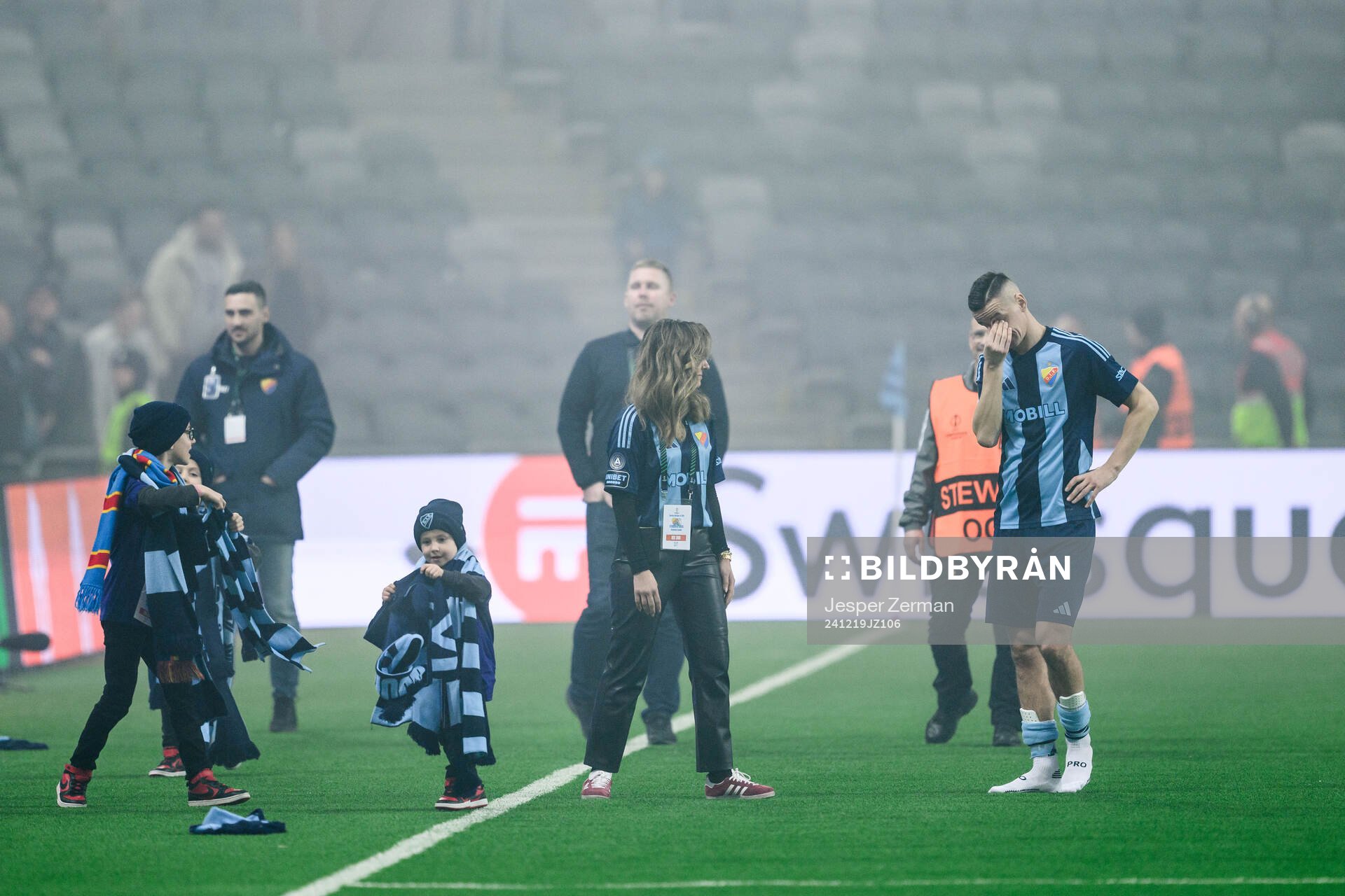 Haris Radetinac of Djurgården after, his last game, the