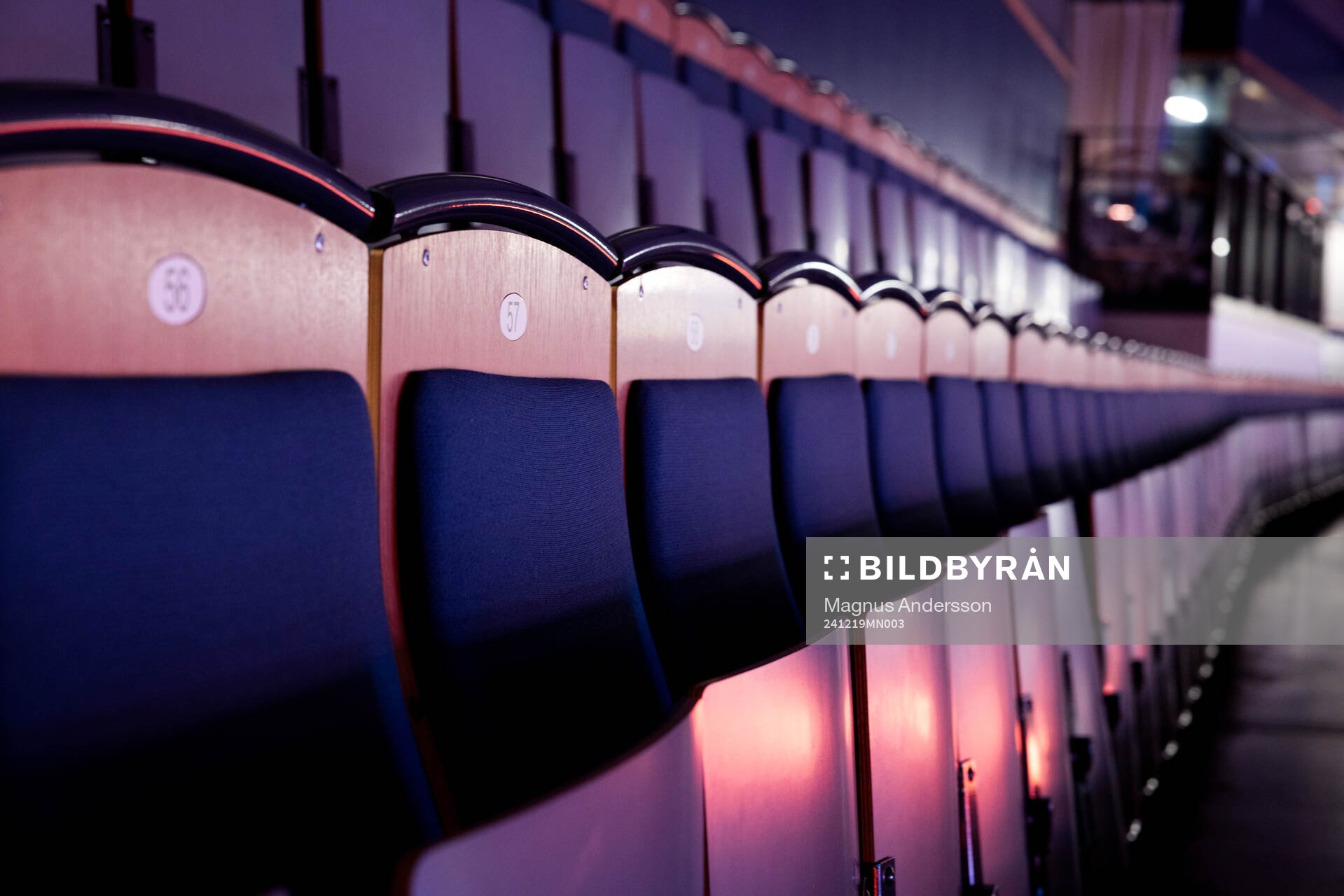 Sittplatser i Saab Arena