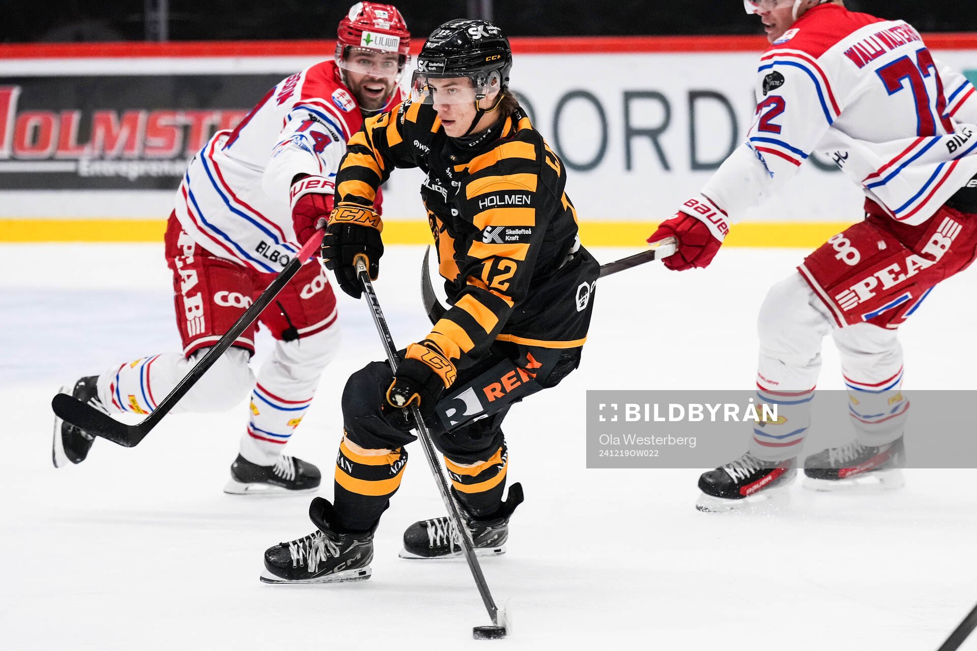 Timrås Emil Pettersson och Skellefteås Valter Lindberg