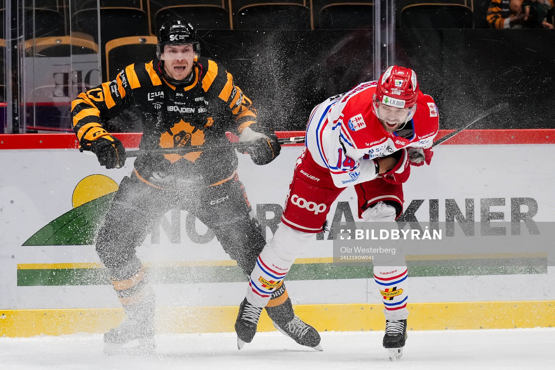 Skellefteås Pär Lindholm och Timrås Emil Pettersson