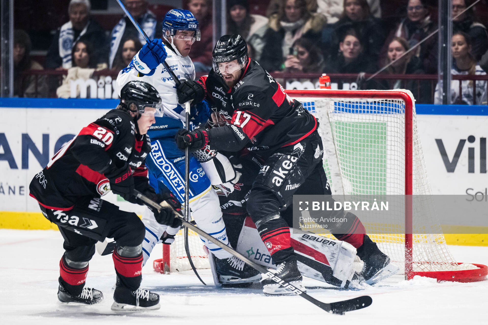 Malmö Redhawks Thomas Berg Paulsen och Johan Ivarsson