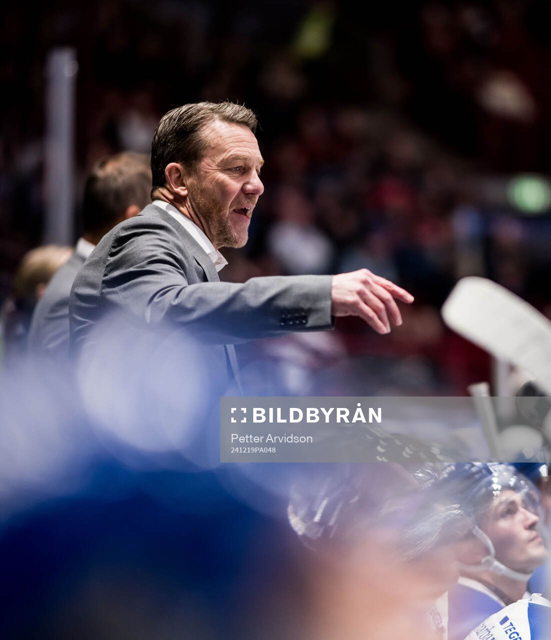 Leksands tränare Charles Berglund
