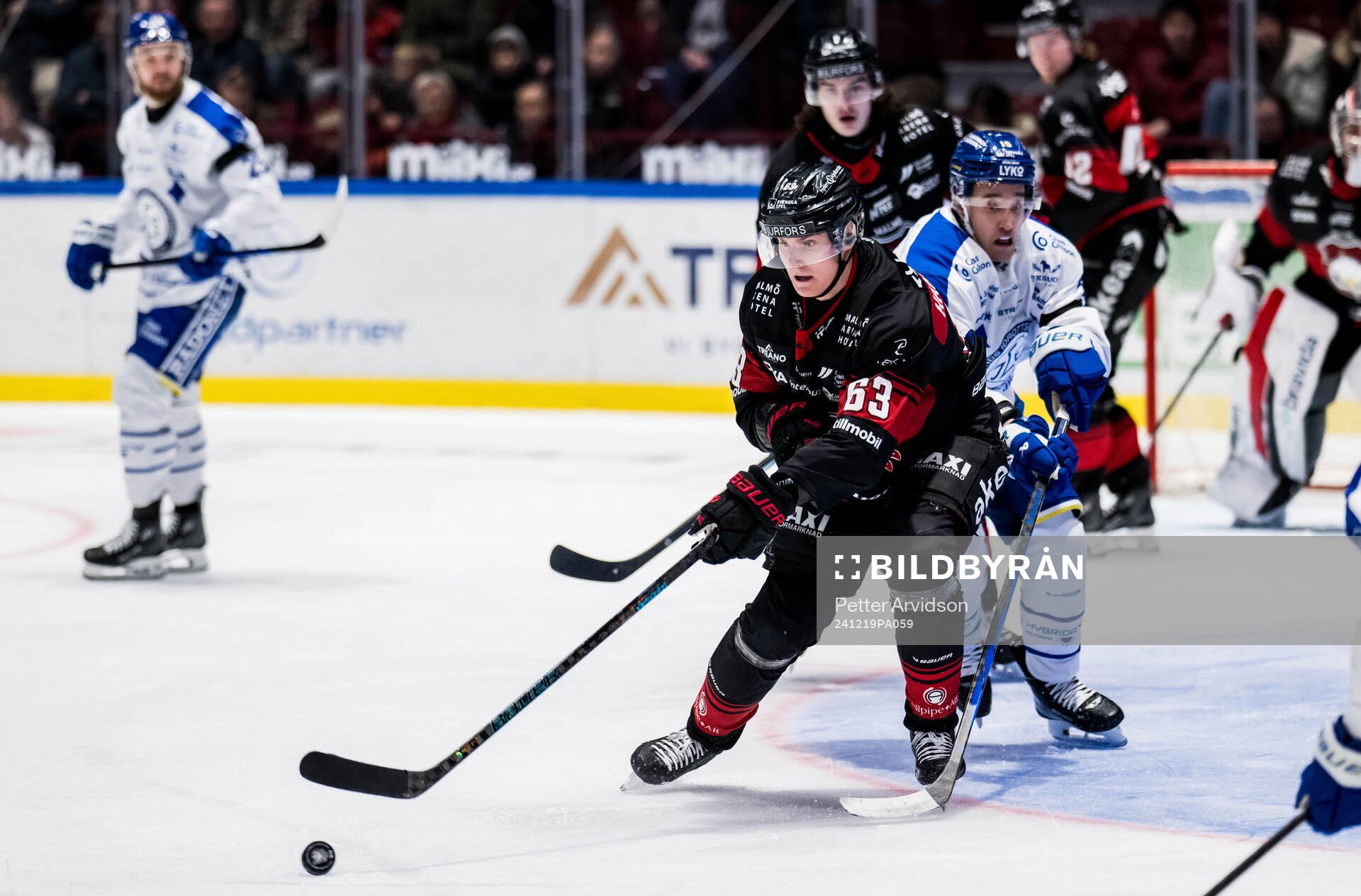 Malmö Redhawks Fredrik Händemark och Leksands Max