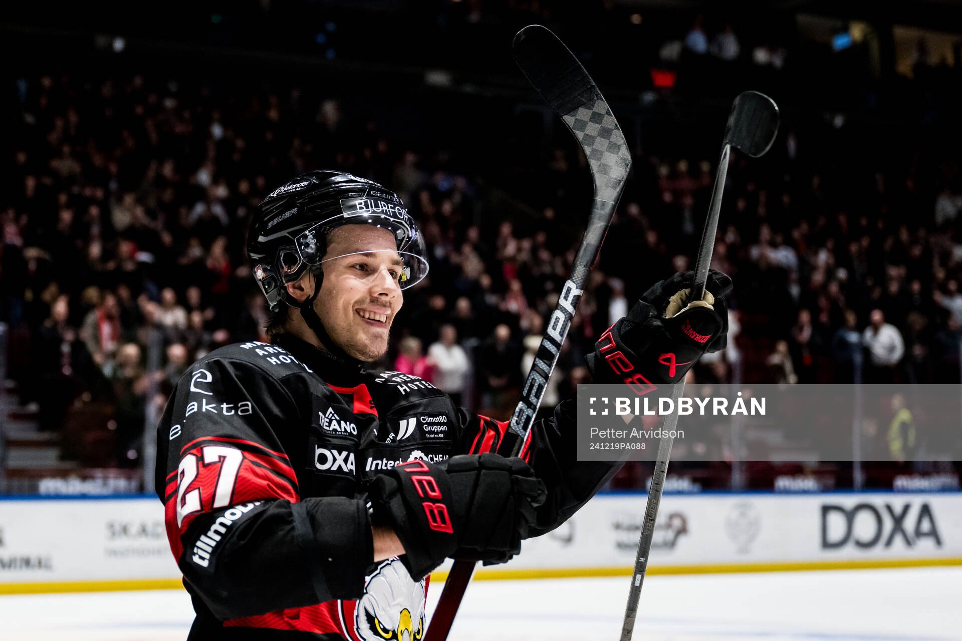 Malmö Redhawks Henrik Haapala jublar