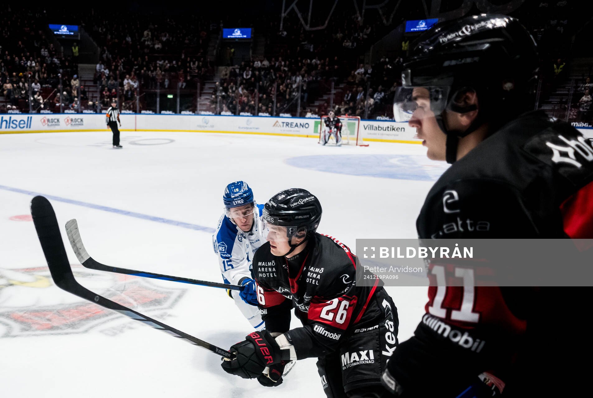 Leksands Max Veronneau och Malmö Redhawks Teemu Kivihalme