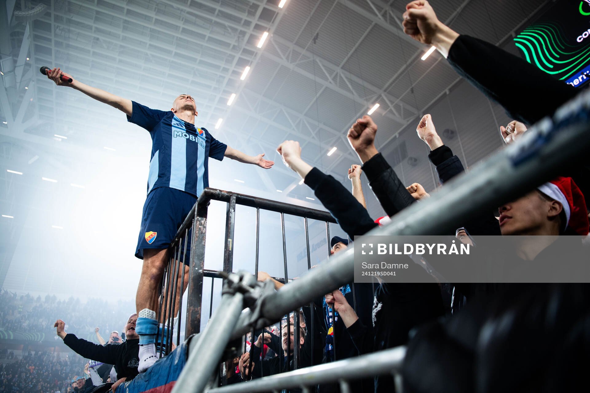 Haris Radetinac of Djurgården after, his last game, the