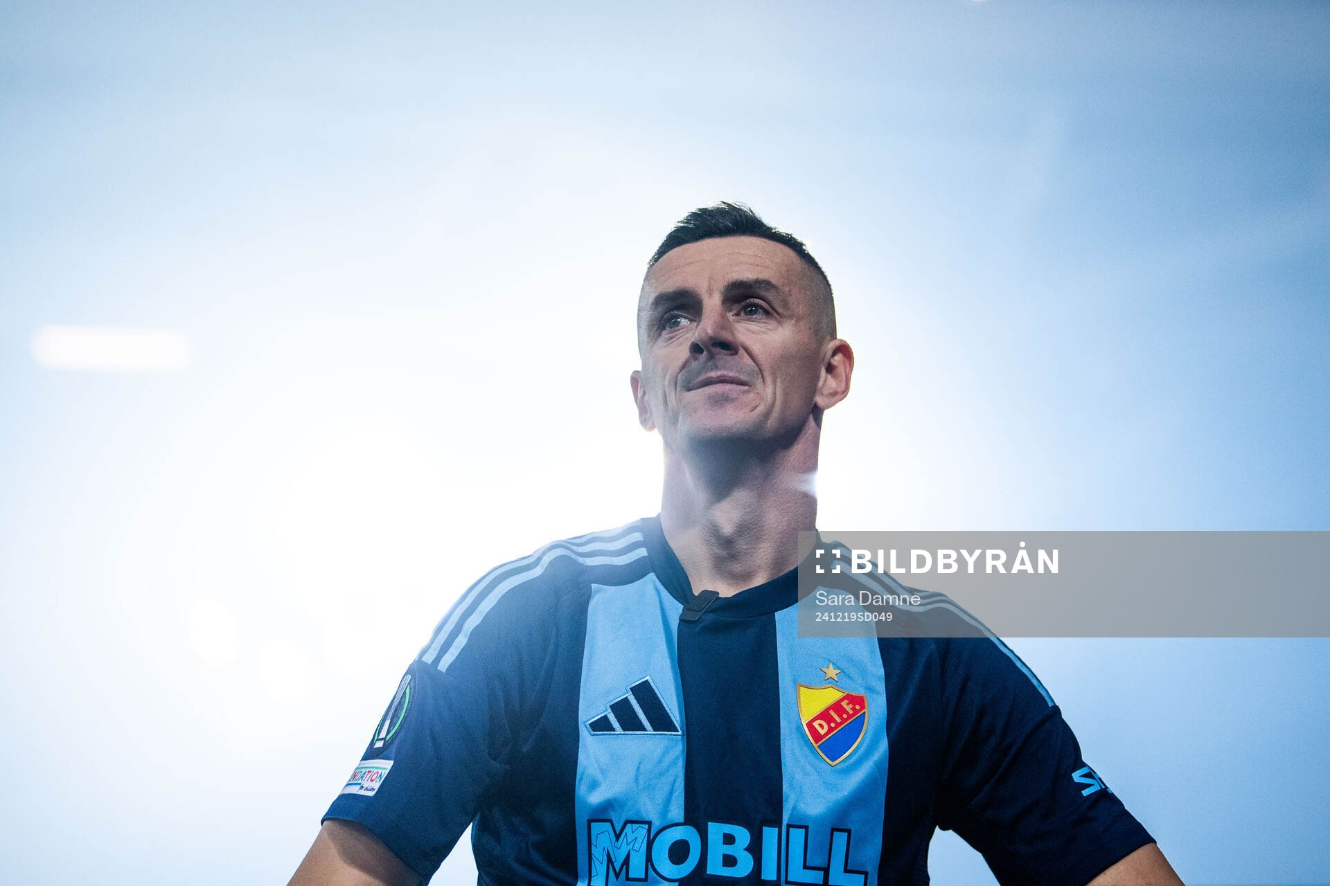 Haris Radetinac of Djurgården after, his last game, the