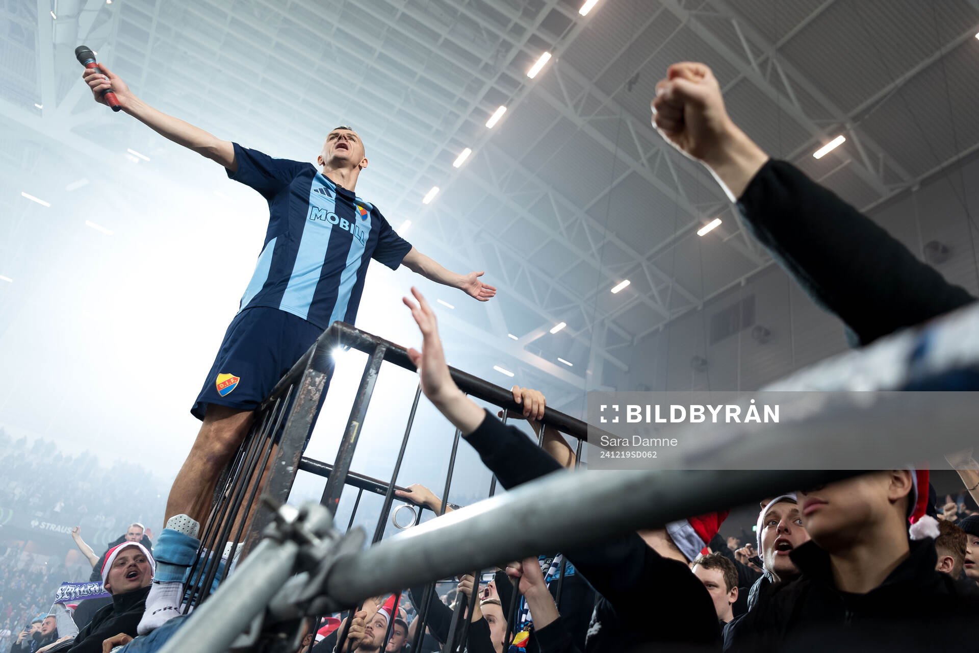 Haris Radetinac of Djurgården after, his last game, the