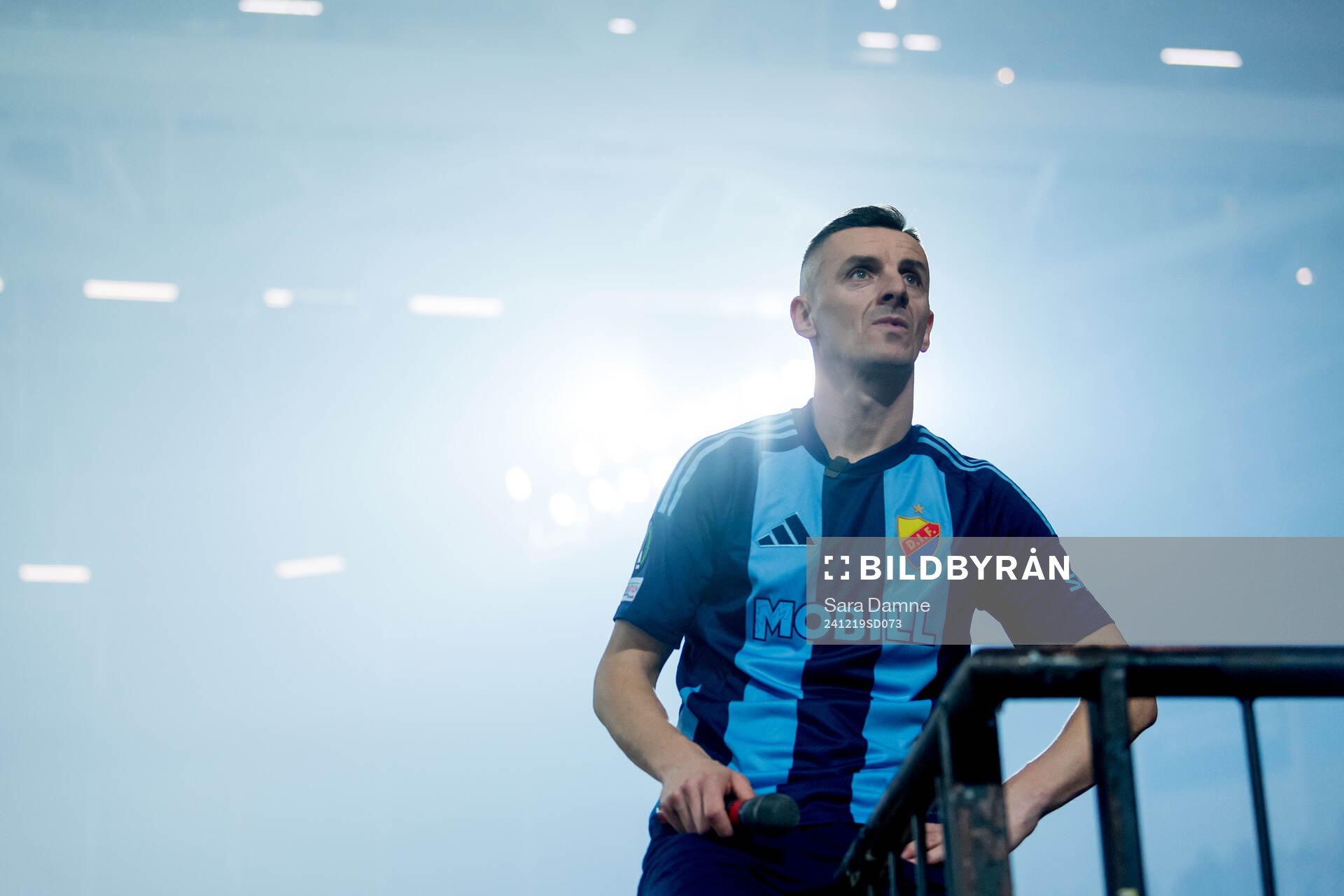 Haris Radetinac of Djurgården after, his last game, the