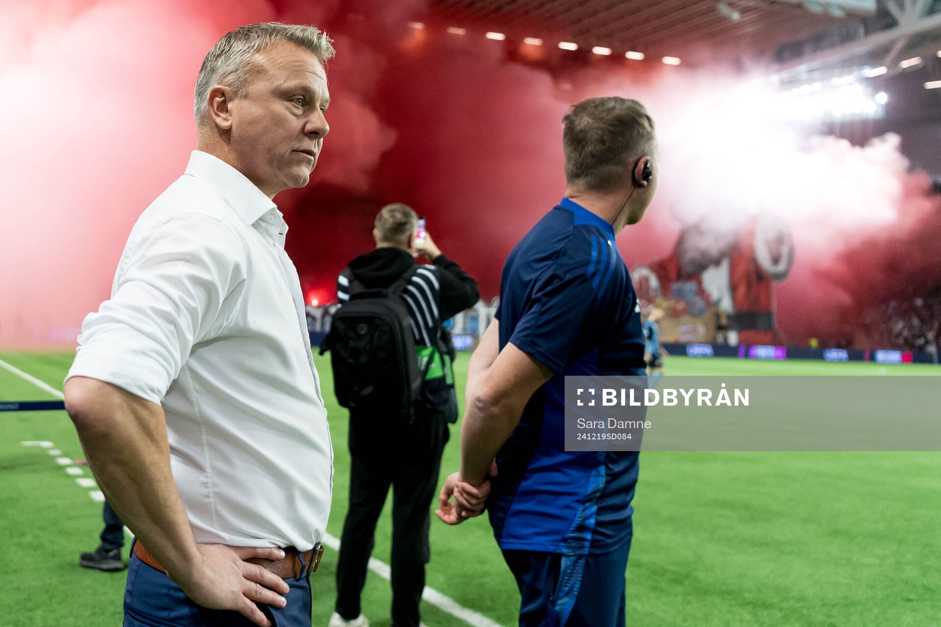 Head coach Roberth Björknesjö of Djurgården