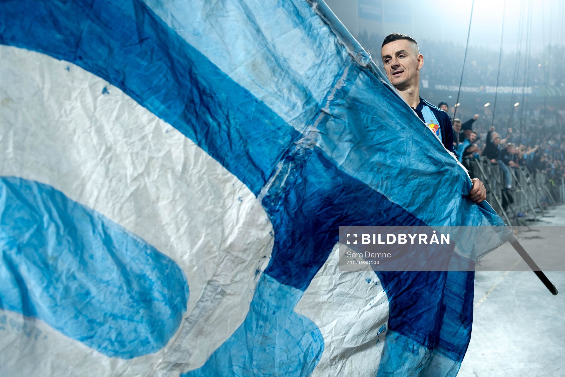 Haris Radetinac of Djurgården after, his last game, the