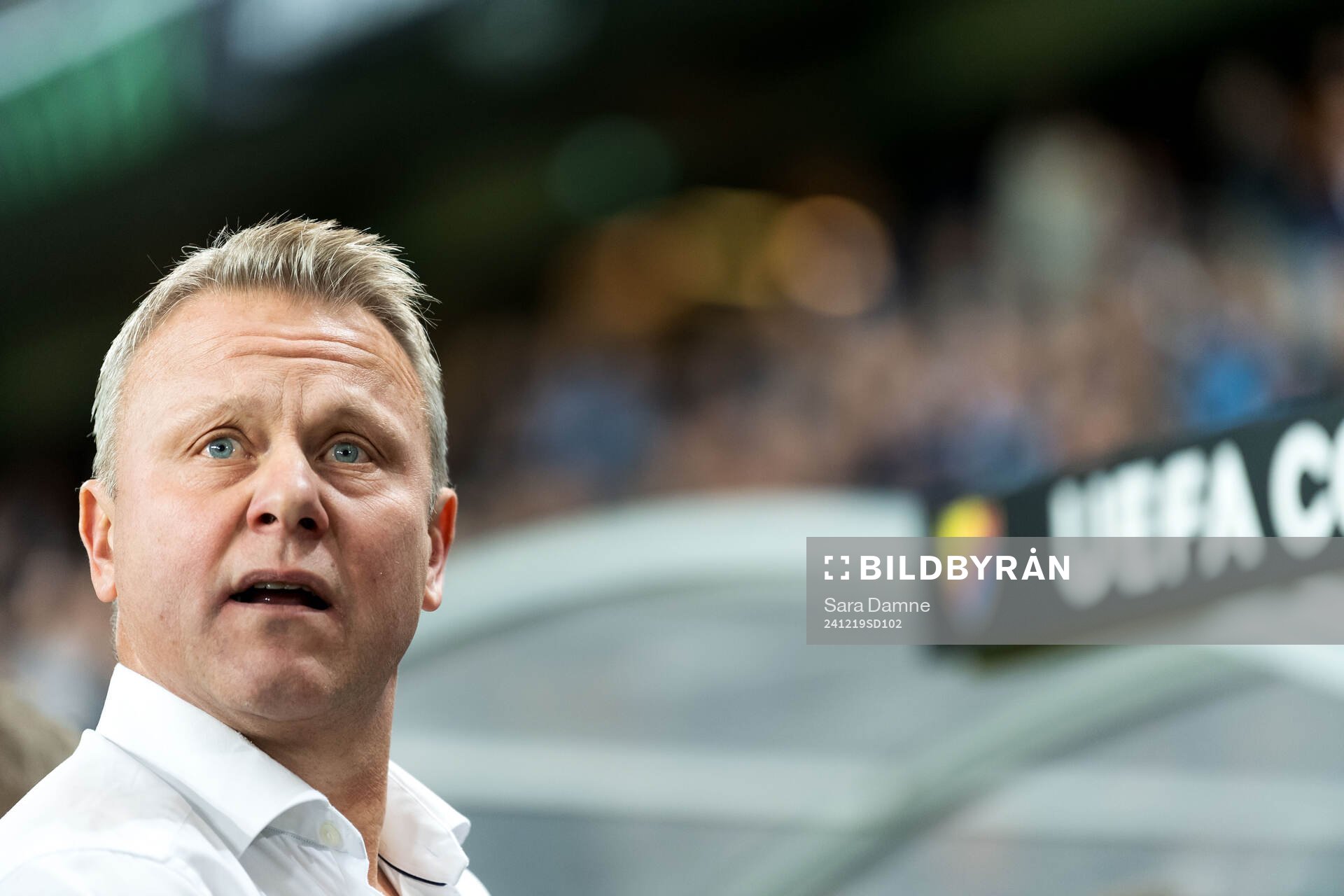 Head coach Roberth Björknesjö of Djurgården
