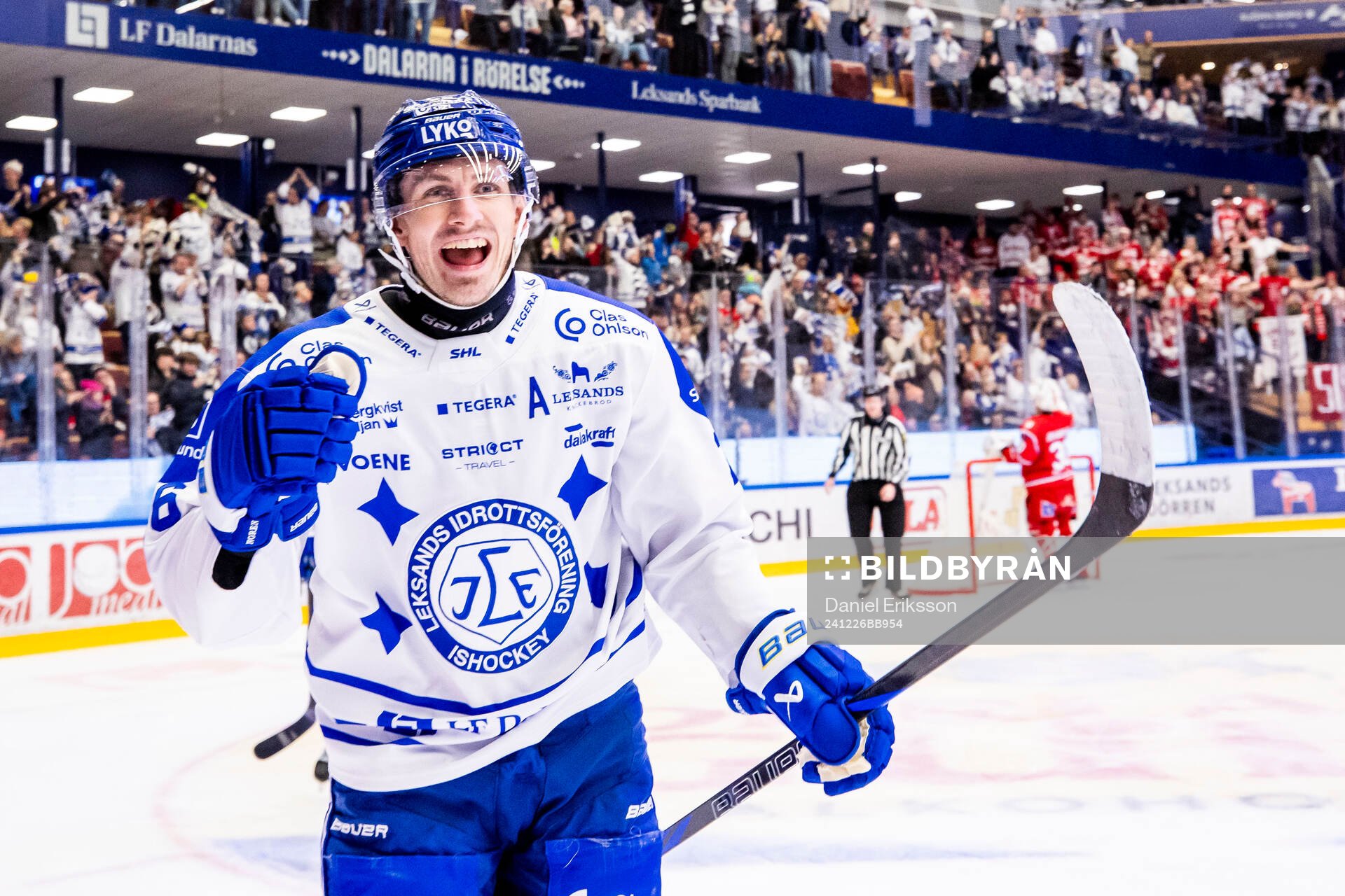 Leksands Patrik Norén jublar