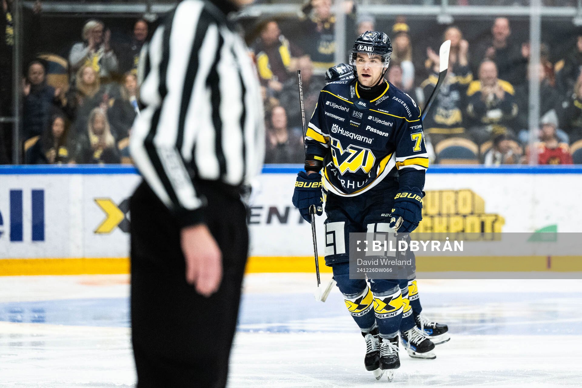 HV71s Radan Lenc jublar