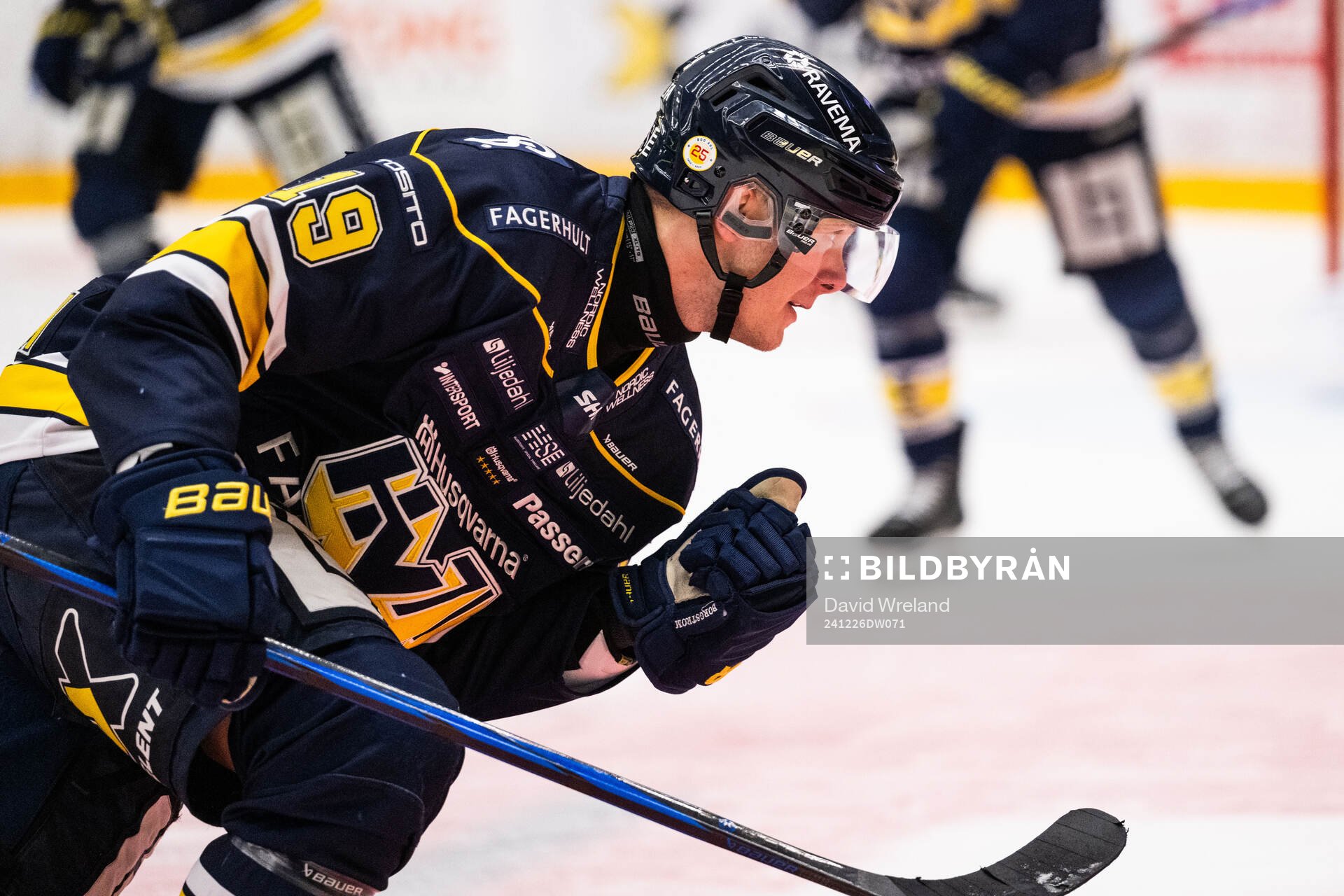 HV71s Henrik Borgström jublar