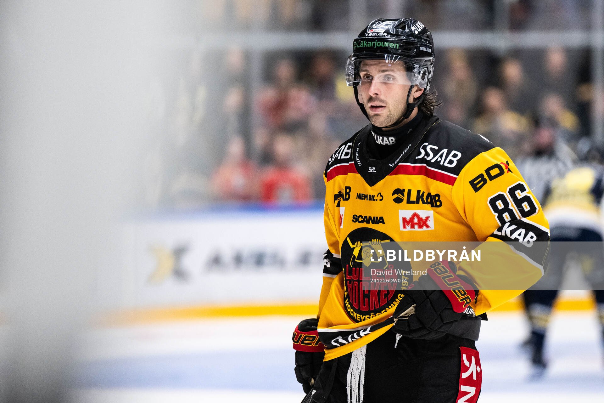 Luleås Mathias Bromé deppar