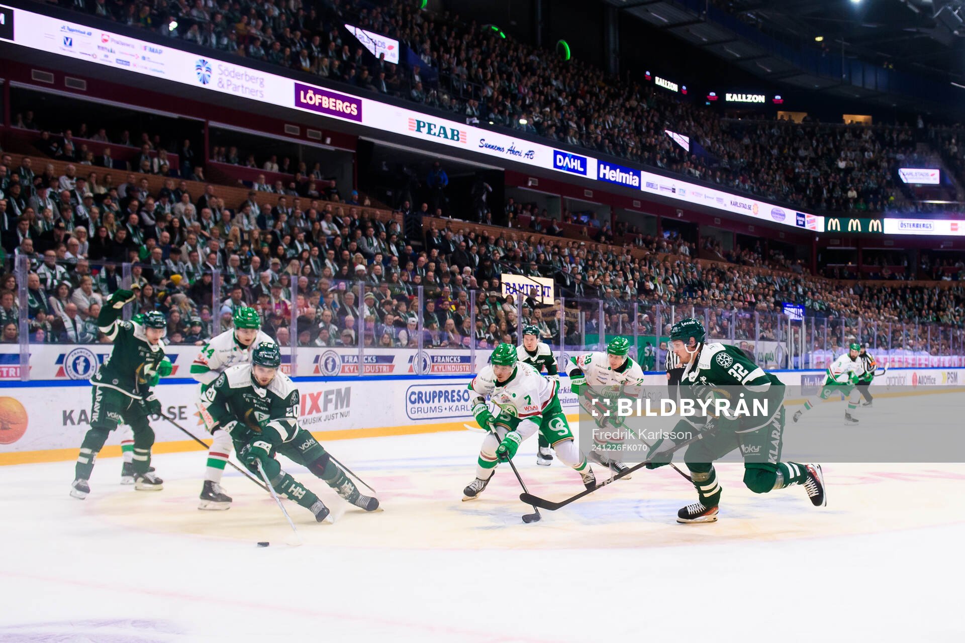 Färjestads Marcus Westfält och Magnus Nygren
