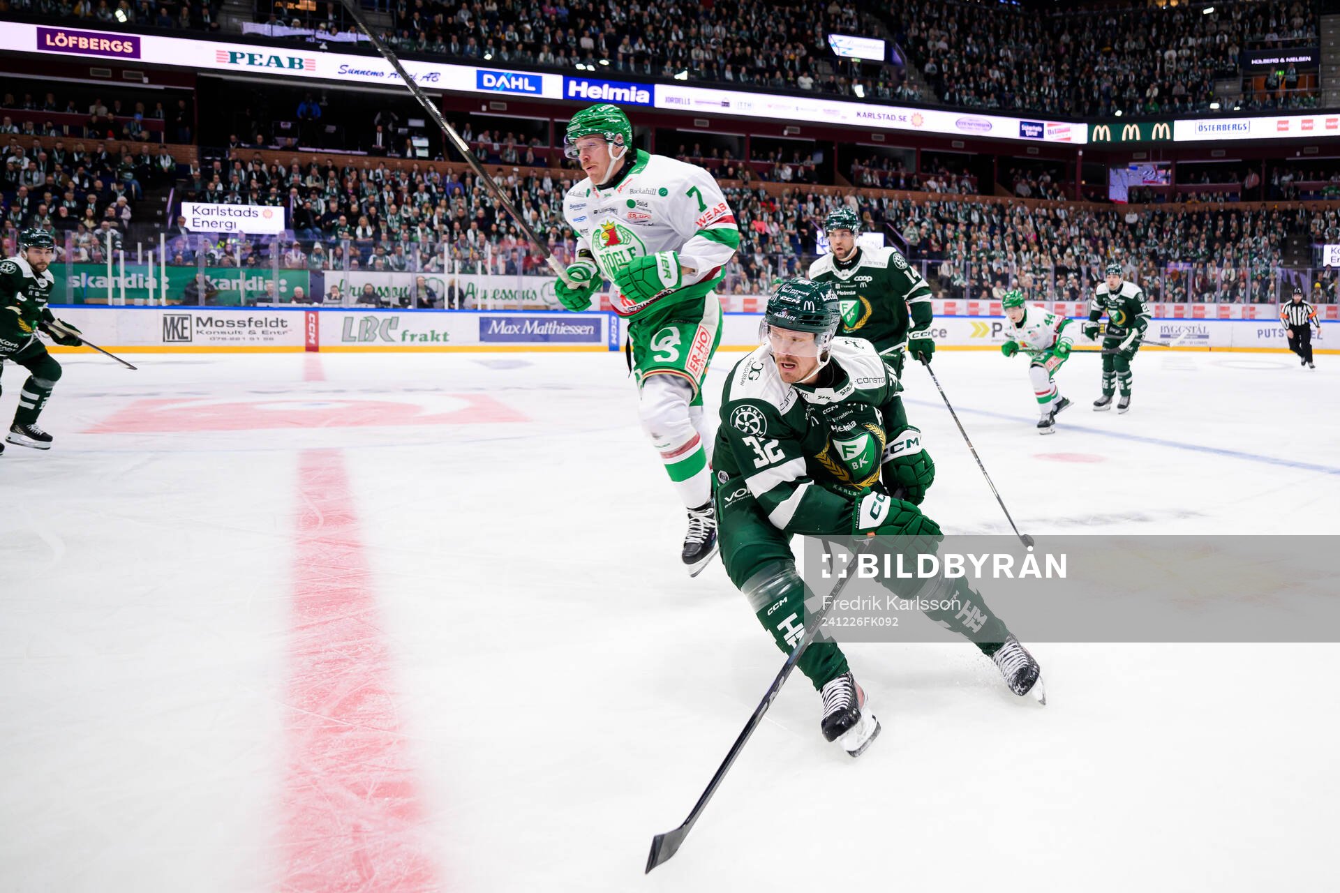 Rögles Carter Ashton och Färjestads Magnus Nygren