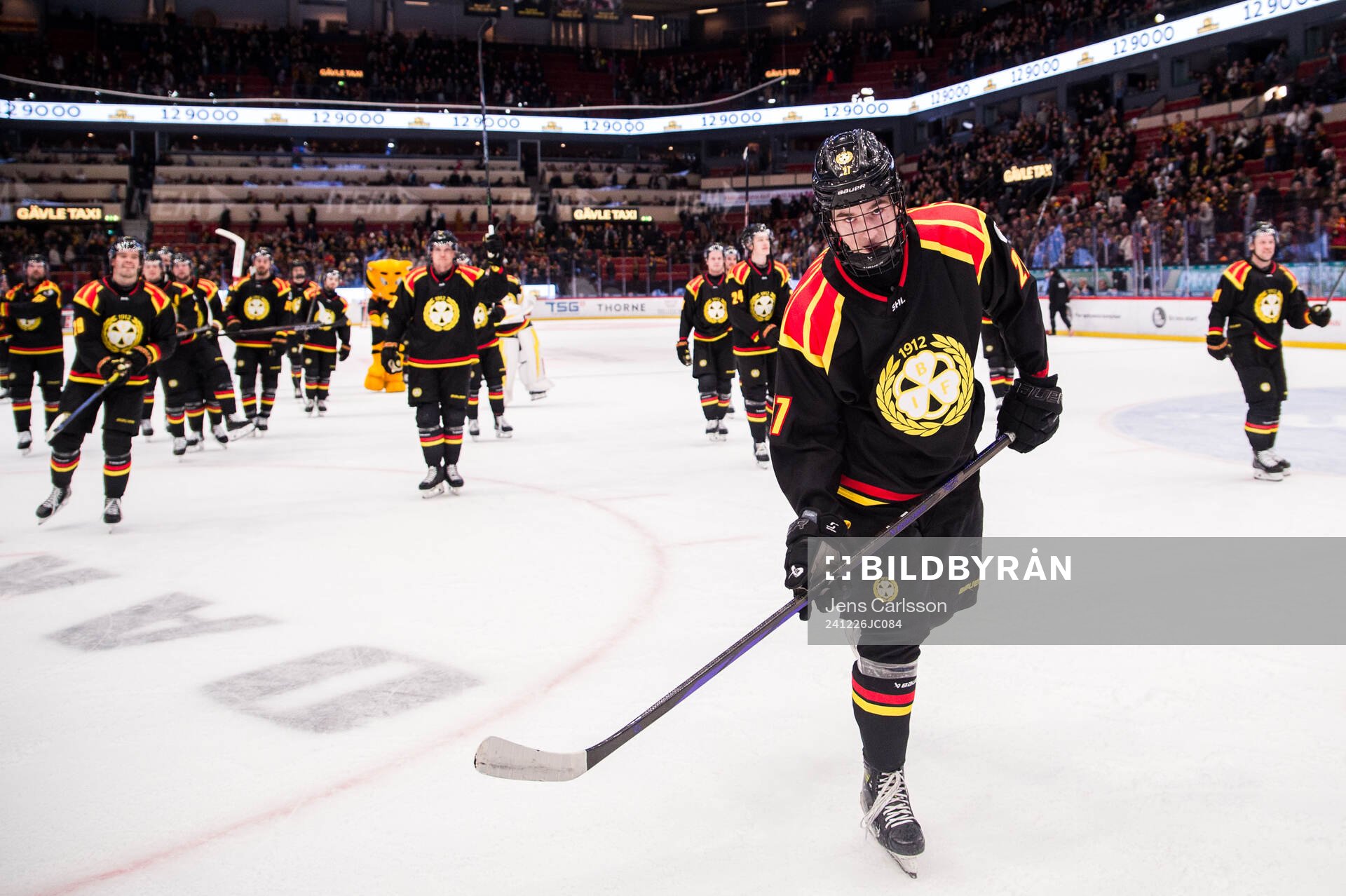 Brynäs Gustav Hillström jublar