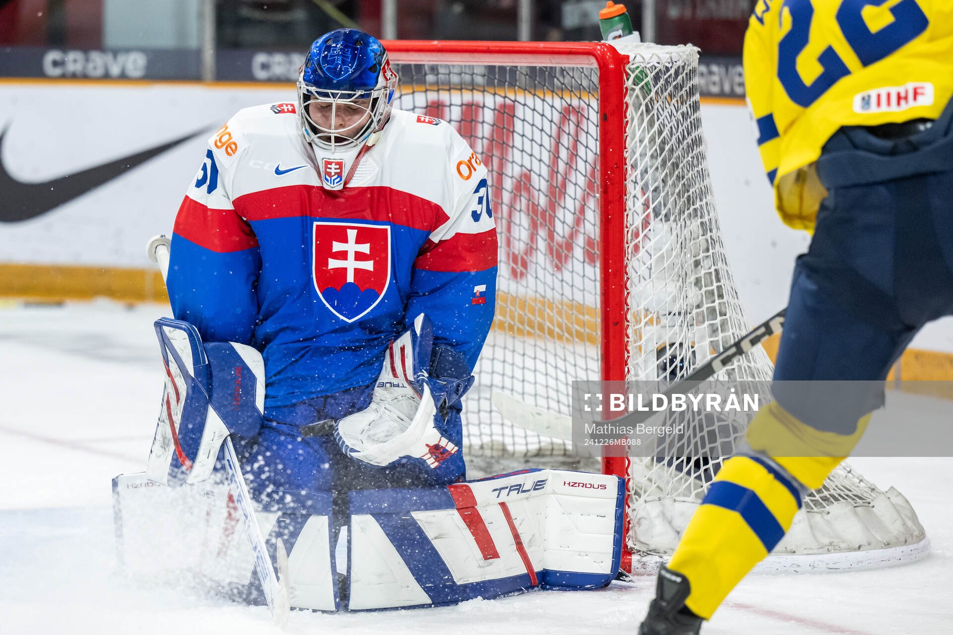 Goaltender Samuel Urban of Slovakia