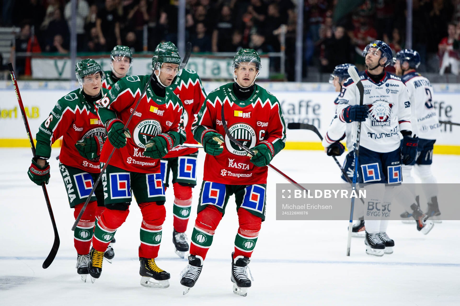 Frölundas Max Friberg jublar