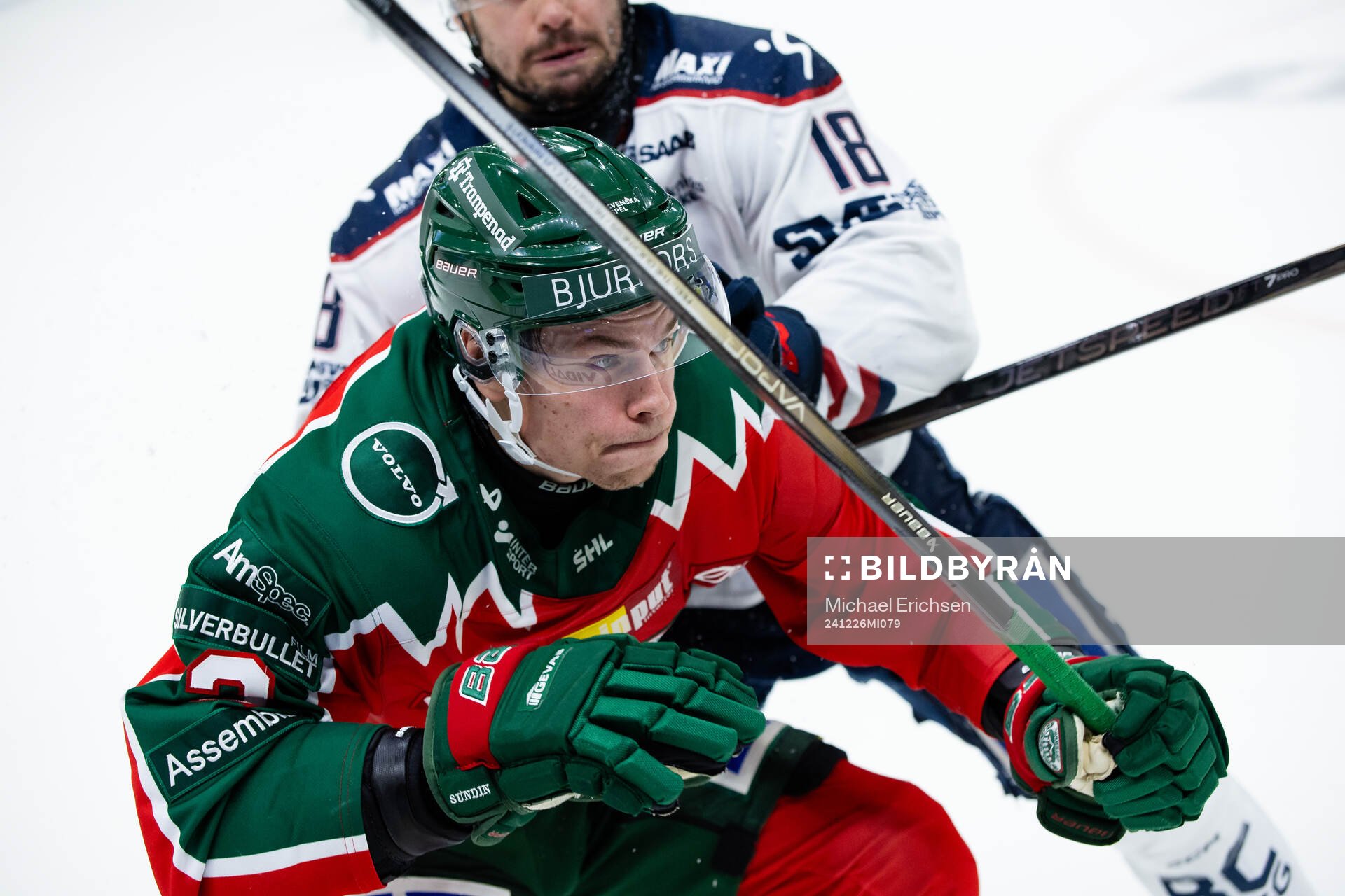 Linköpings Remi Elie och Frölundas Albin Sundin