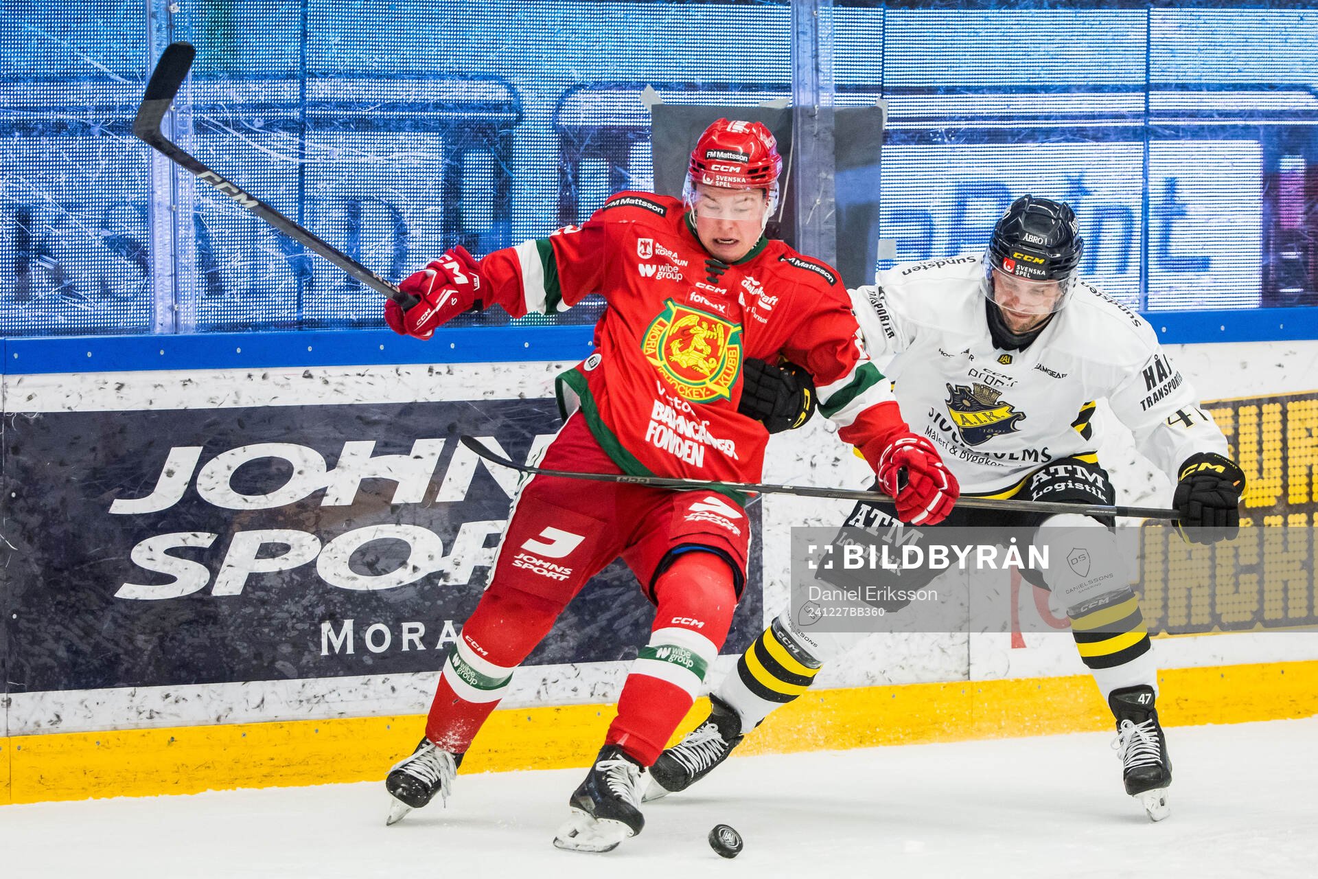 Moras Filip Björkman och AIKs Eric Norin