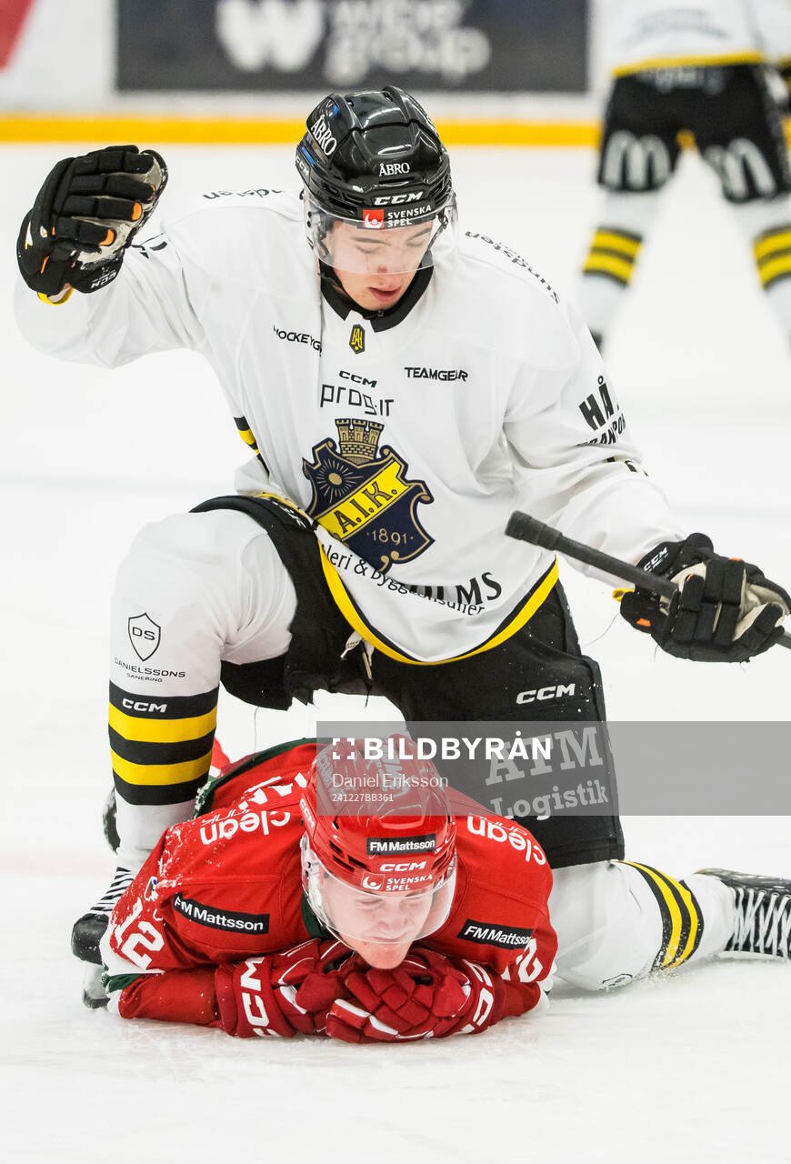 AIKs Gustav Sjöqvist och Moras Filip Björkman