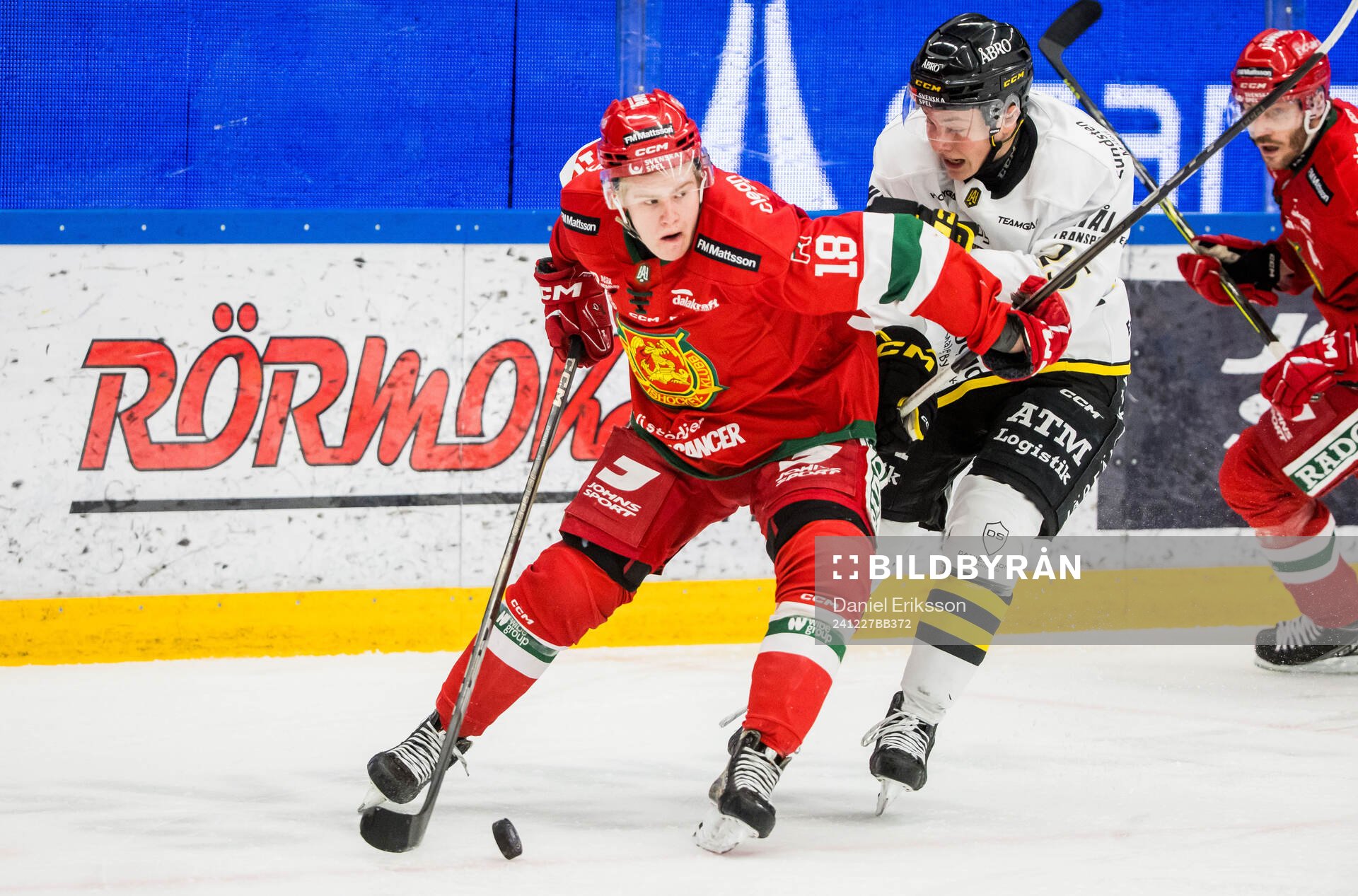 Moras Martin Johnsen och AIKs Theo Hårdstam och