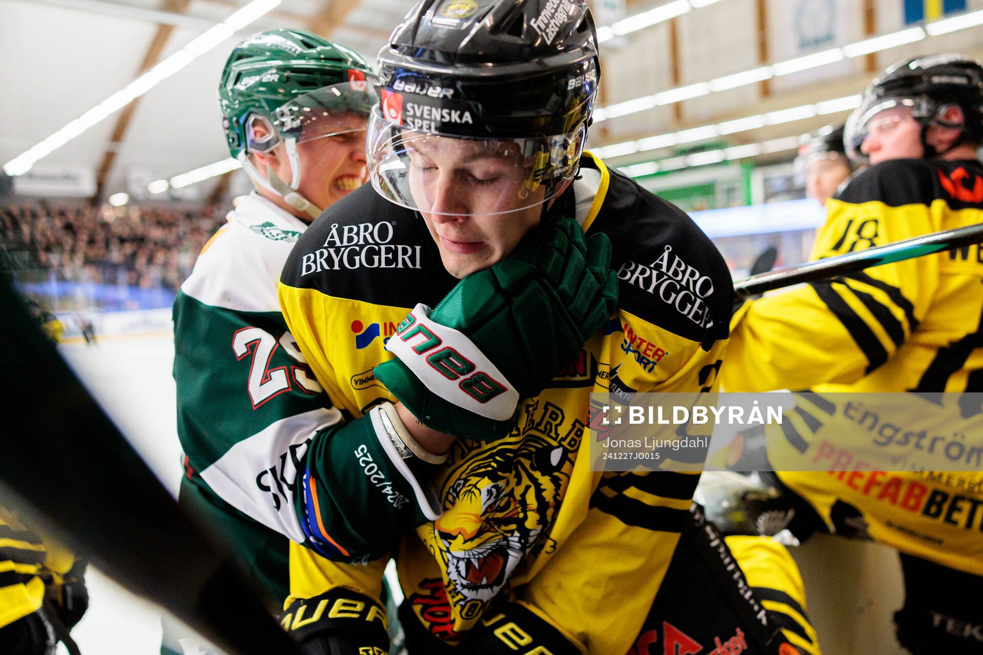 Tingsryds Valdemar Vesterlund och Vimmerbys Eddie Levin