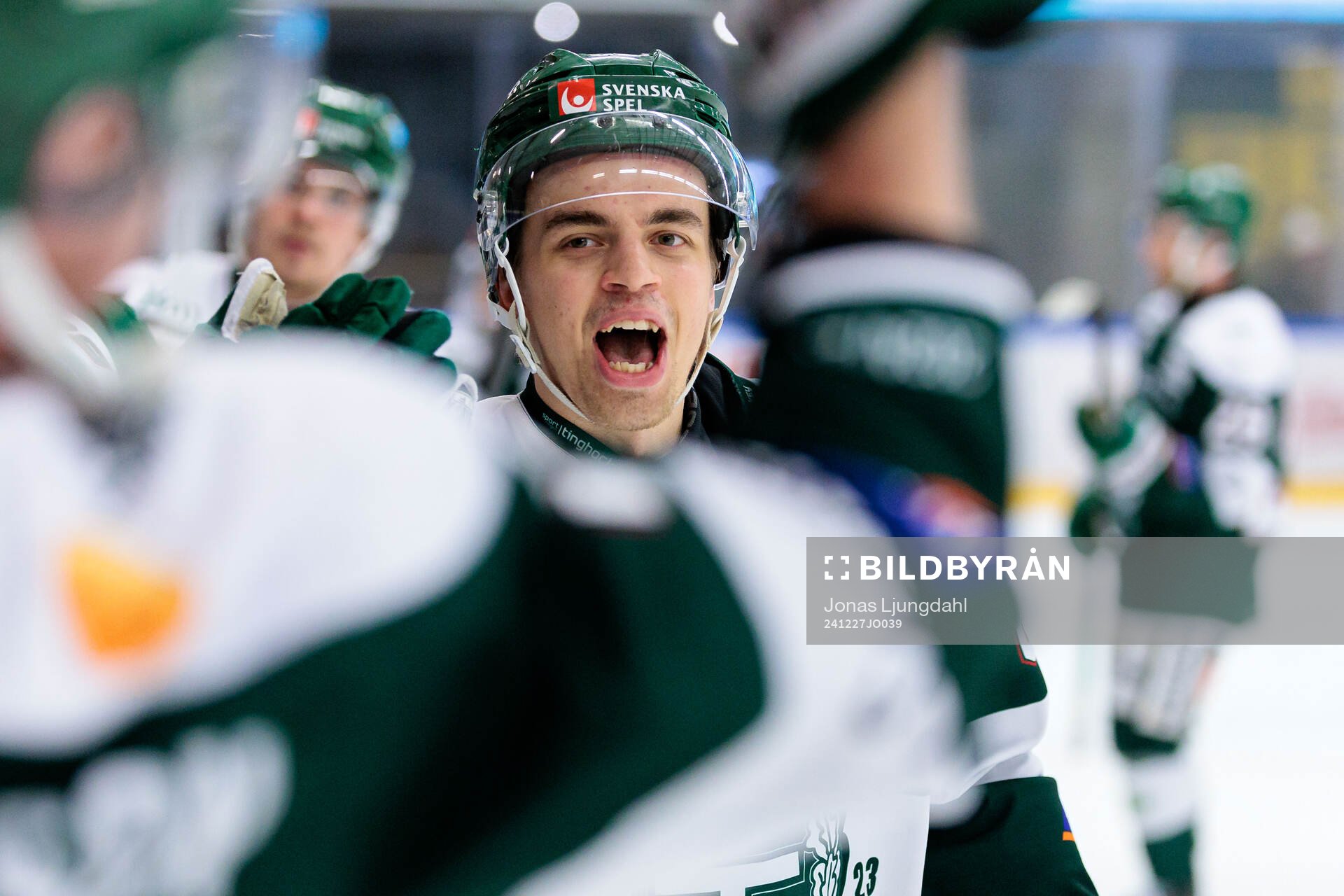 Tingsryds Theo Nordlund jublar