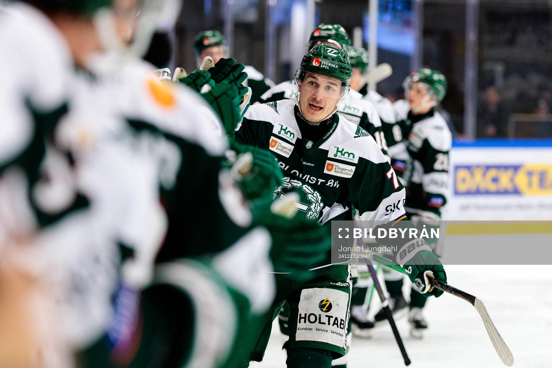 Tingsryds Oscar Birgersson jublar