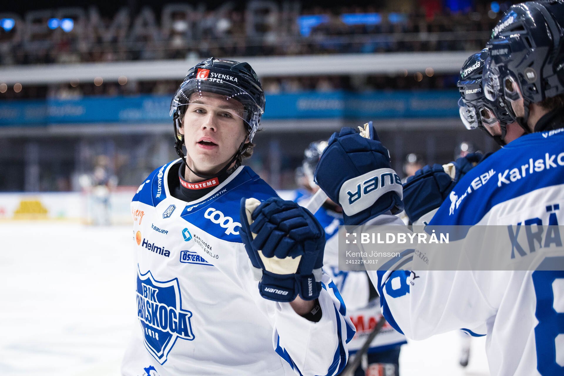 Karlskogas Christoffer Jansson jublar