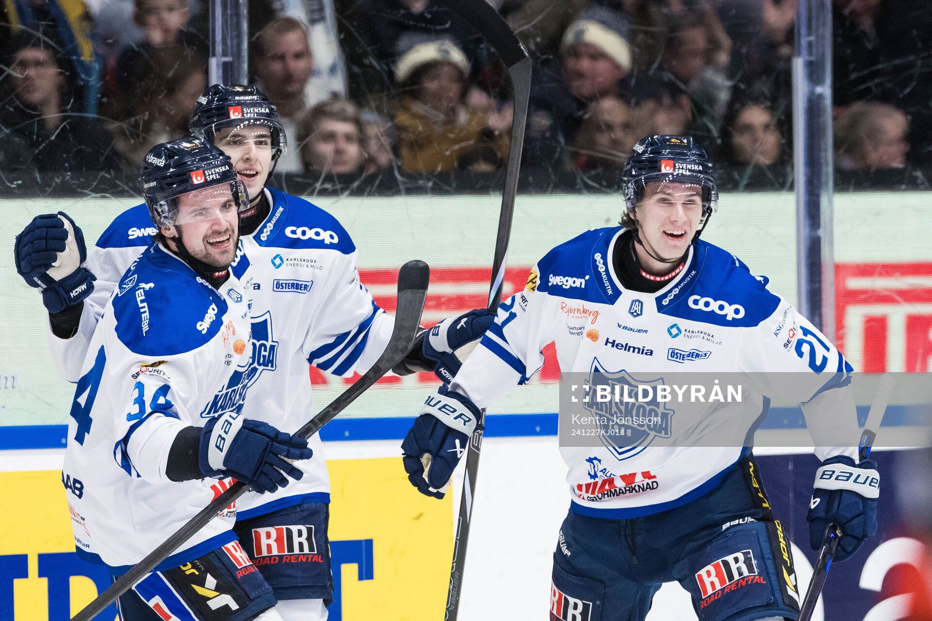 Karlskogas Christoffer Jansson jublar