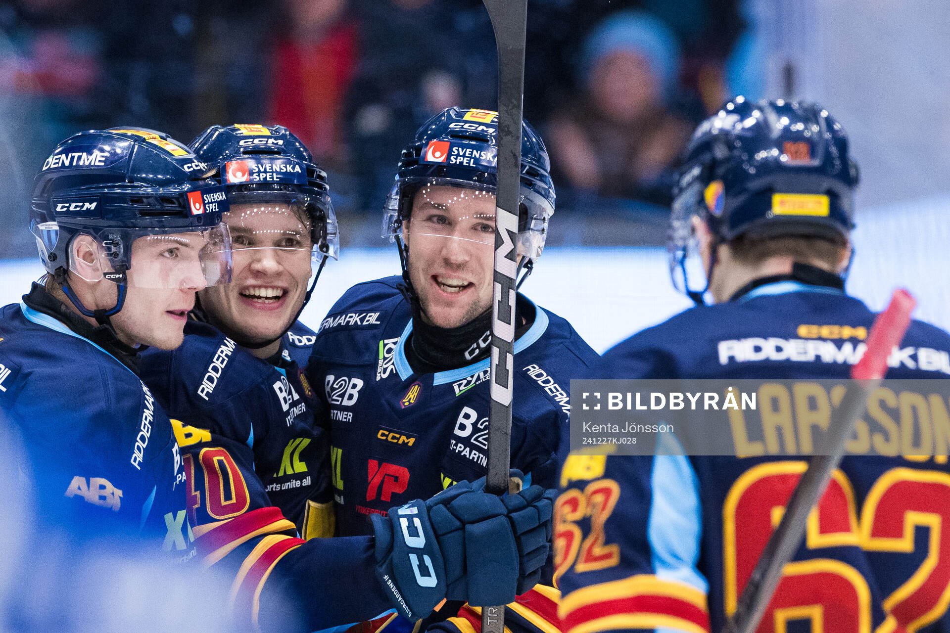 Djurgårdens August Berg, Arvid Costmar och Hampus Larsson