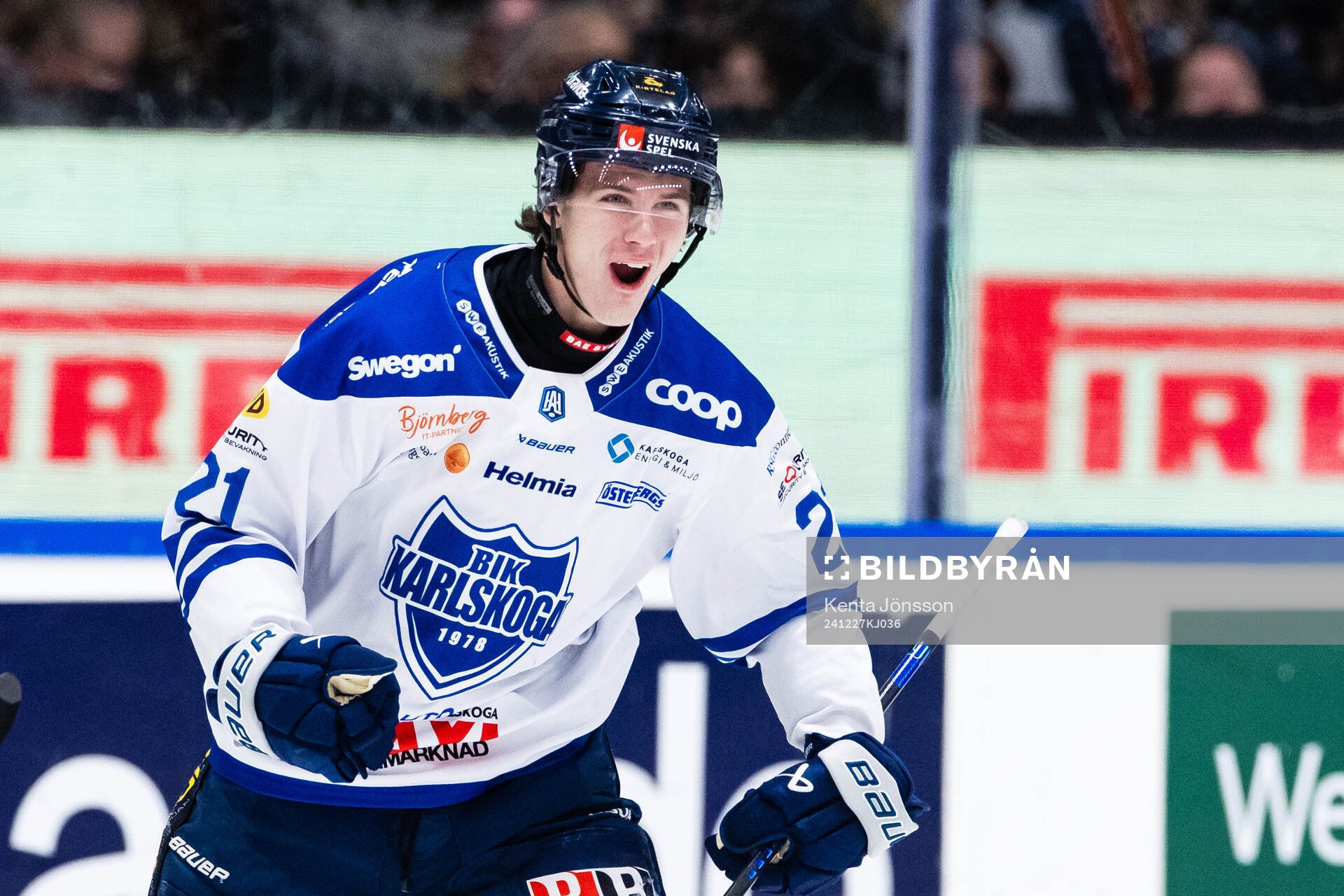 Karlskogas Christoffer Jansson jublar