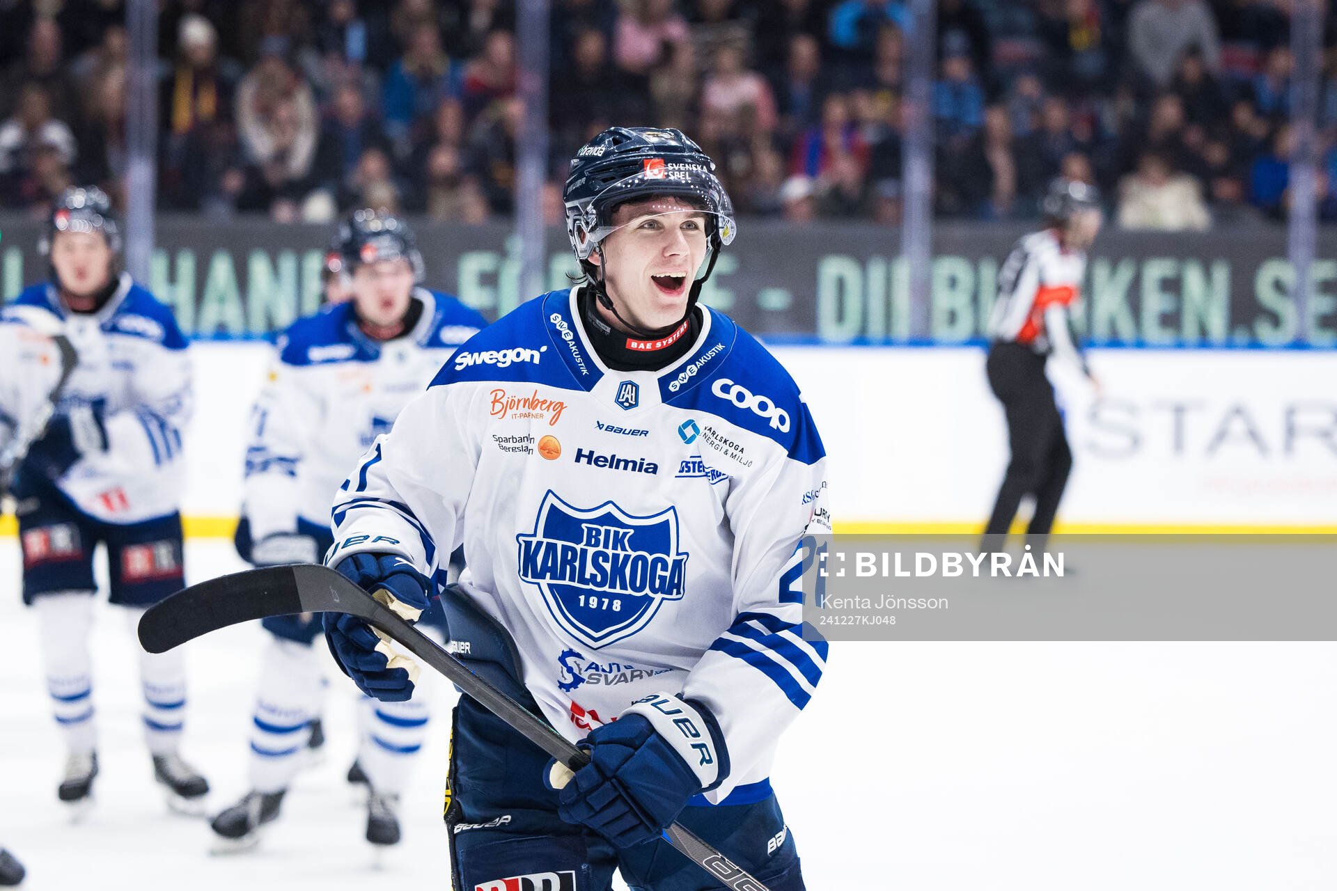 Karlskogas Christoffer Jansson jublar