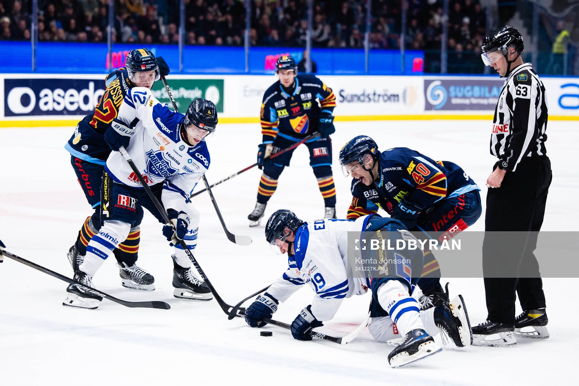 Djurgårdens Hampus Larsson och Arvid Costmar
