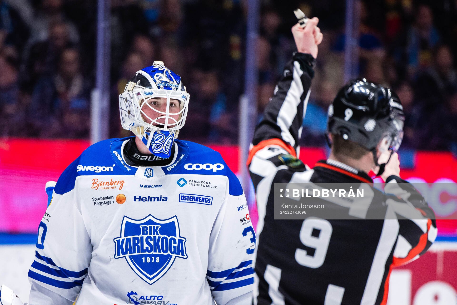 Karlskogas målvakt Samuel Jonsson